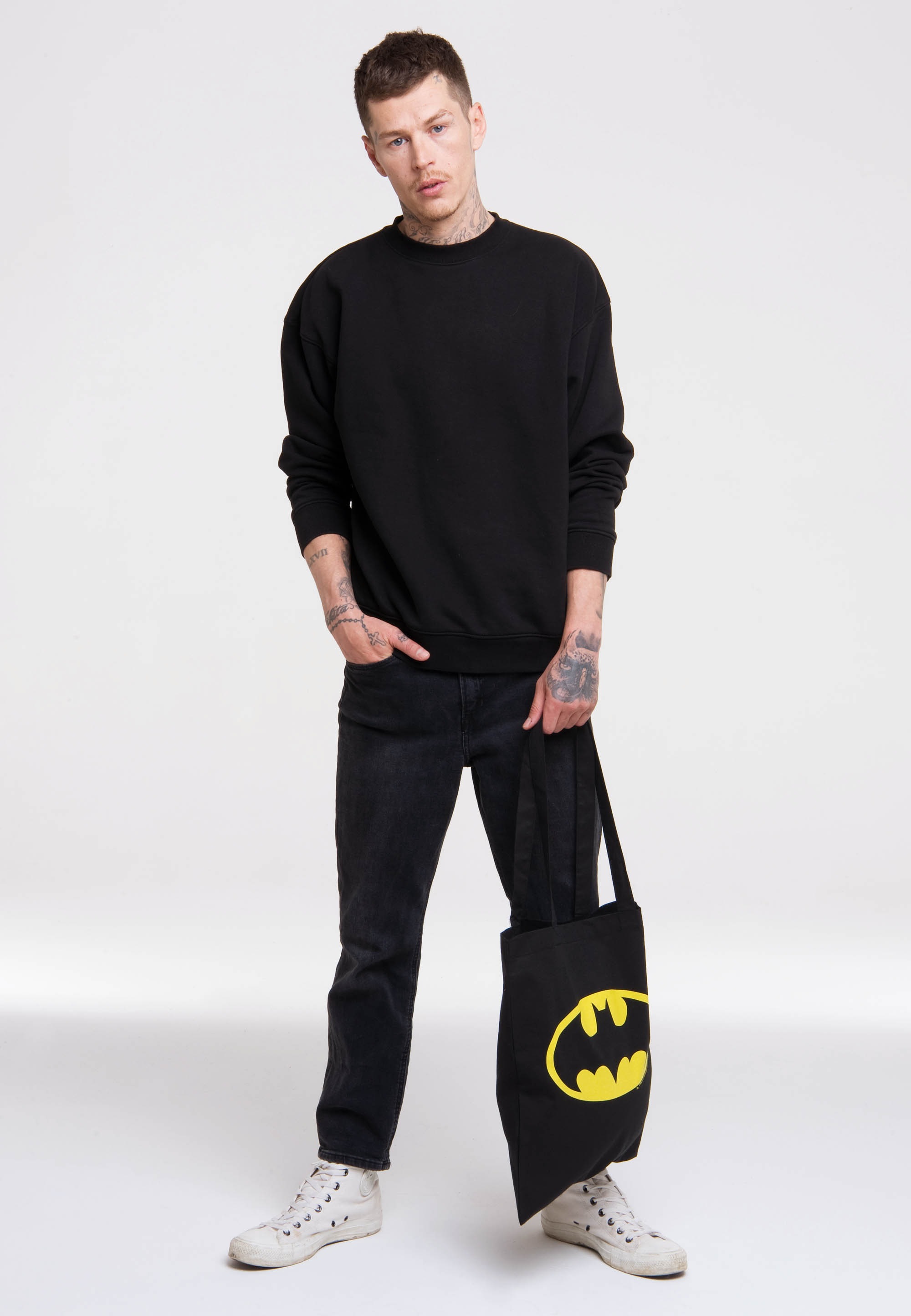 LOGOSHIRT Henkeltasche »DC Comics - Batman«, mit lizenziertem Print