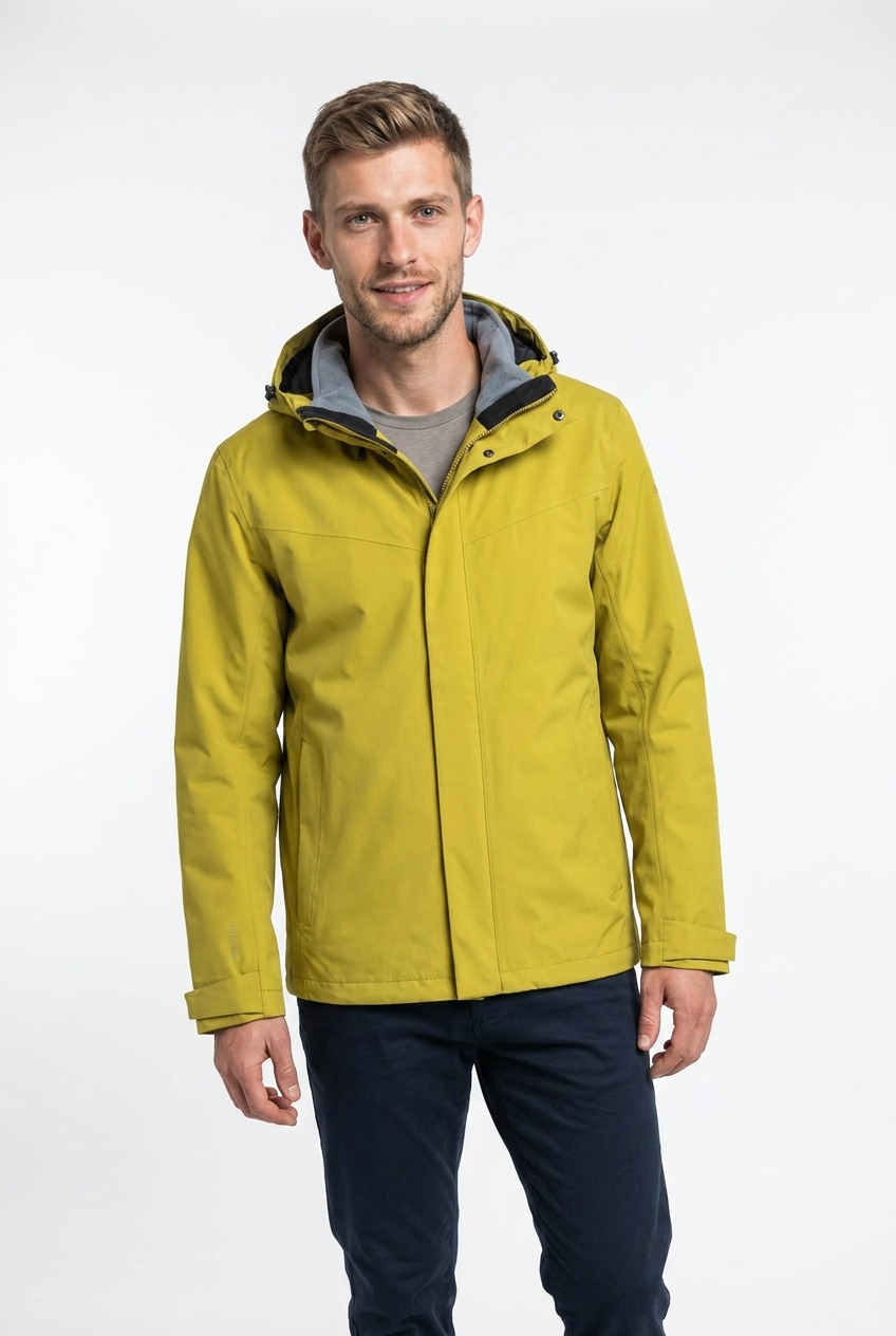 Schöffel 3-in-1-Funktionsjacke "3in1 Jacket Style Okere MNS" 2 Stk. tlg. wasserdicht, winddicht, atmungsaktiv, mit Reißverschluss