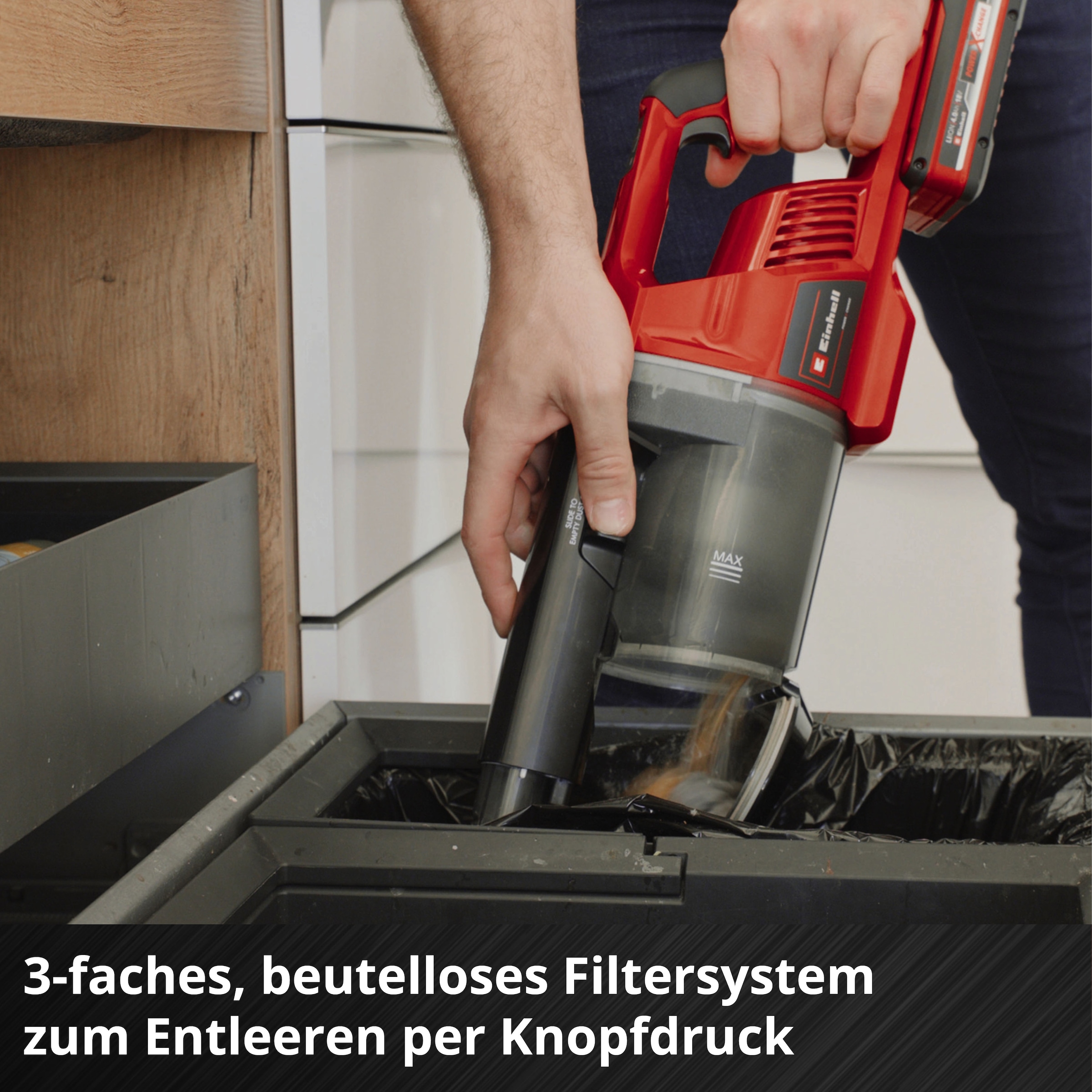 Einhell Akku-Stielstaubsauger »»TE-SV 18 Li« (1x4,0Ah)« mit Akku