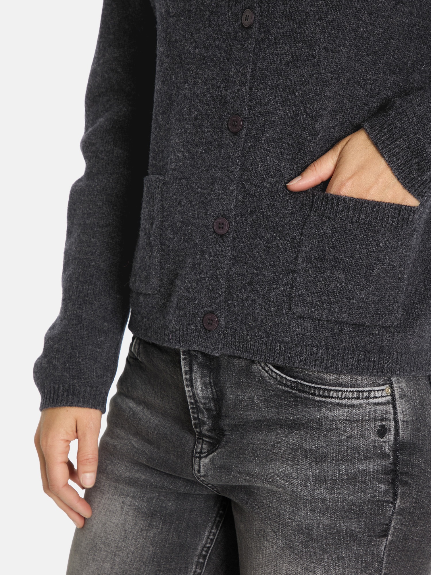 Thumbnail - Lieblingsstück Strickjacke "BrilliL" mit Glitzersteinchen