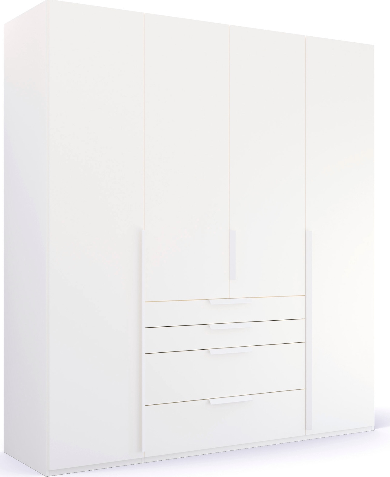rauch Drehtürenschrank "Kleiderschrank Schrank Garderobe Wäscheschrank PURISMA" in den Breiten 151/201/251/301 cm, inkl. SOFT-CLOSE-FUNKTION, mit Schubladen und umfangreichem Zubehör MADE IN GERMANY