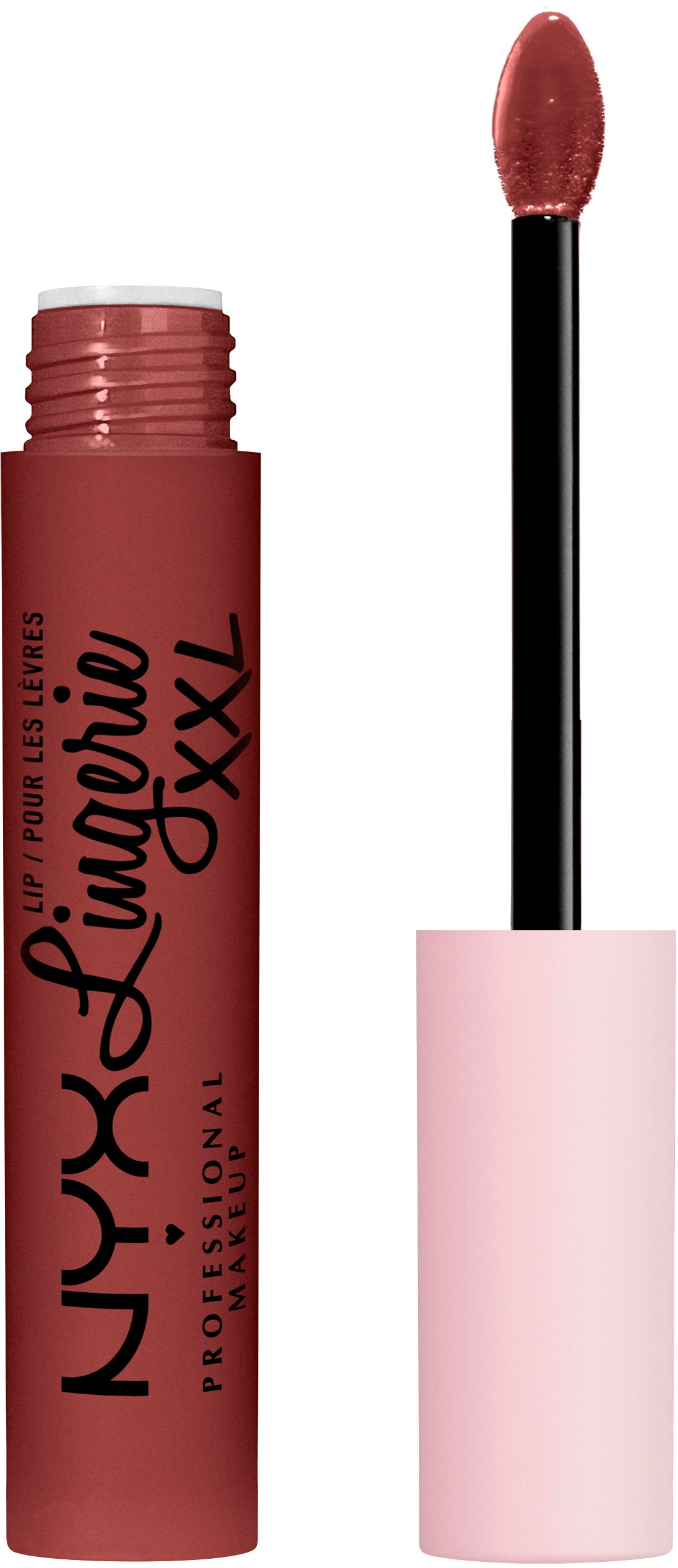 Lippenstift »NYX Professional Makeup Lip Lingerie XXL«, mit natürlichen Inhaltstoffen