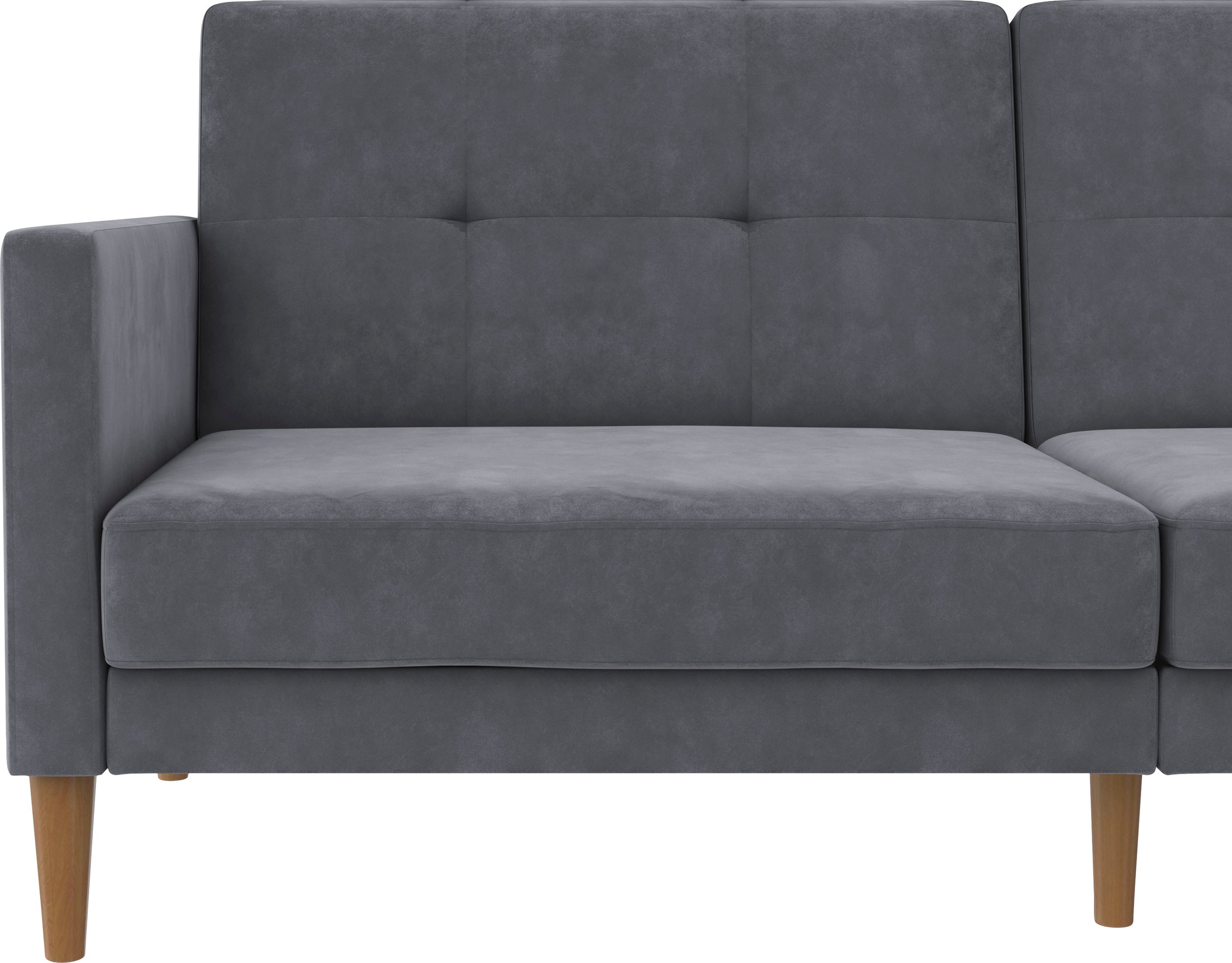 Dorel Home 3-Sitzer »Lilly«, Bett-Funktion, Rückenlehne 3-fach verstellbar, Sitzhöhe 43 cm