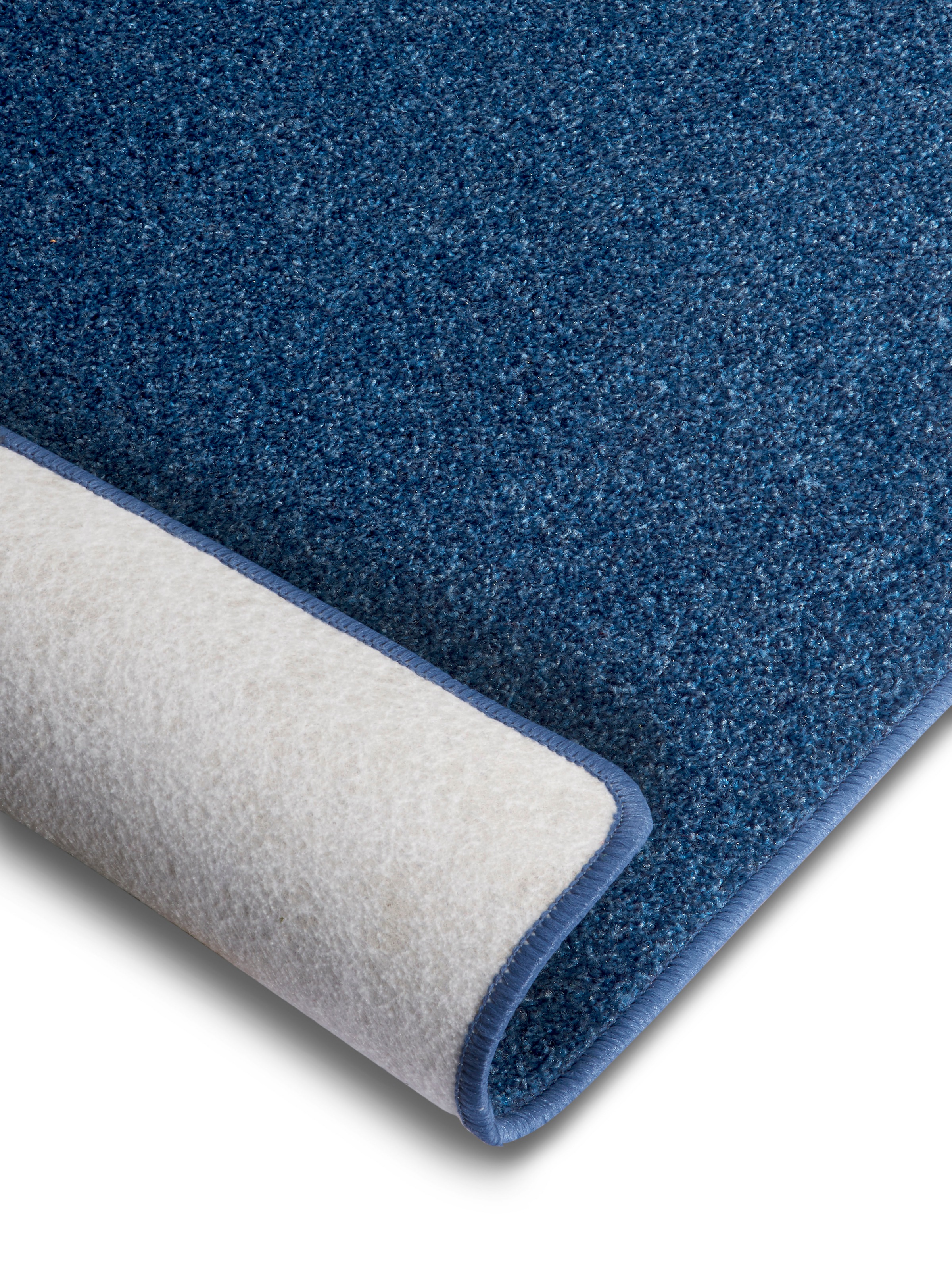 Hanse Home Exclusiv Läufer »Liberty«, rechteckig, 7 mm Höhe, Uni-Meliert, robust, kräftige Farben, rundherum farbige Kettelung