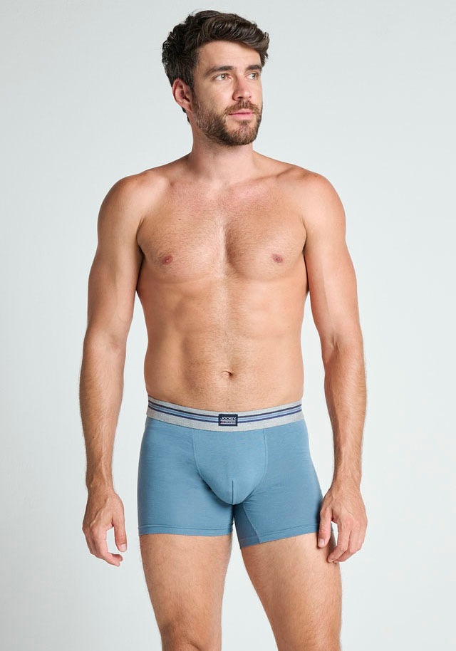 Jockey Trunk "Cotton Stretch" 3er Pack, Mittlere Bundhöhe, längeres Bein, L günstig online kaufen