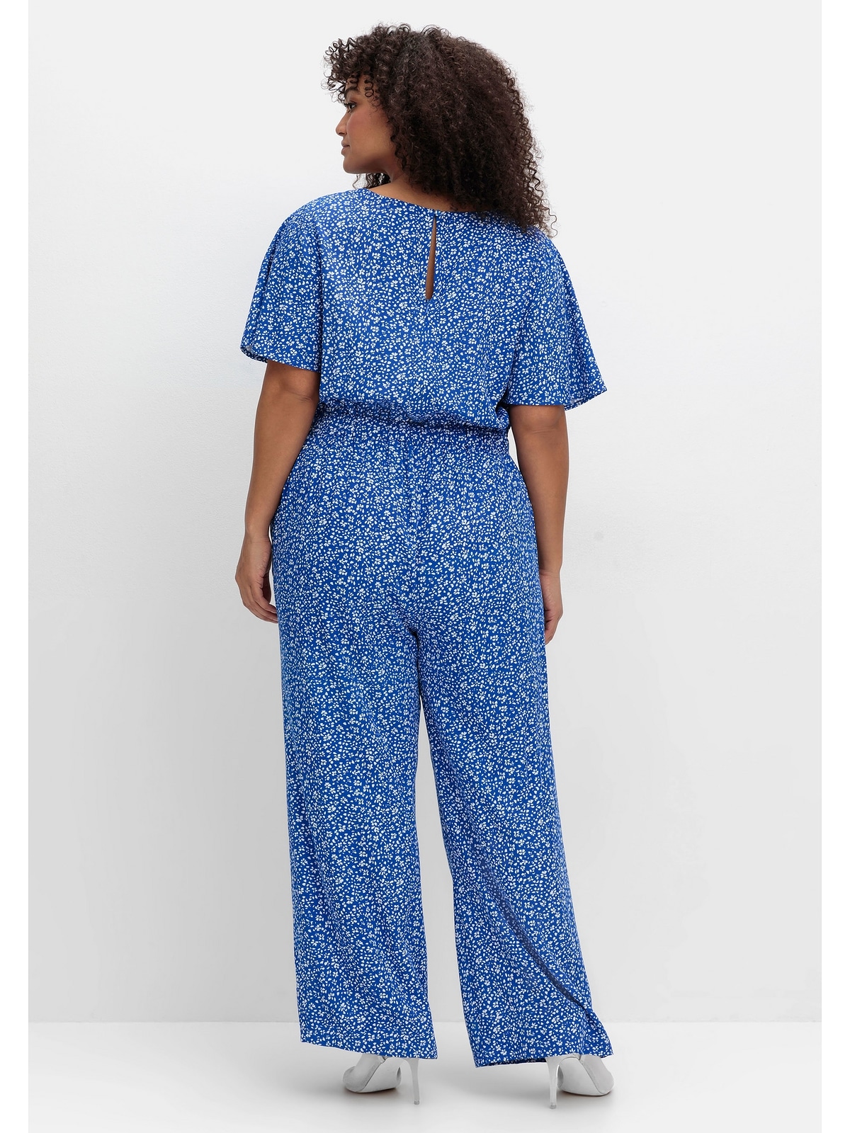 sheego by Joe Browns Jumpsuit »Große Größen«, mit Blümchenprint, aus Viskose