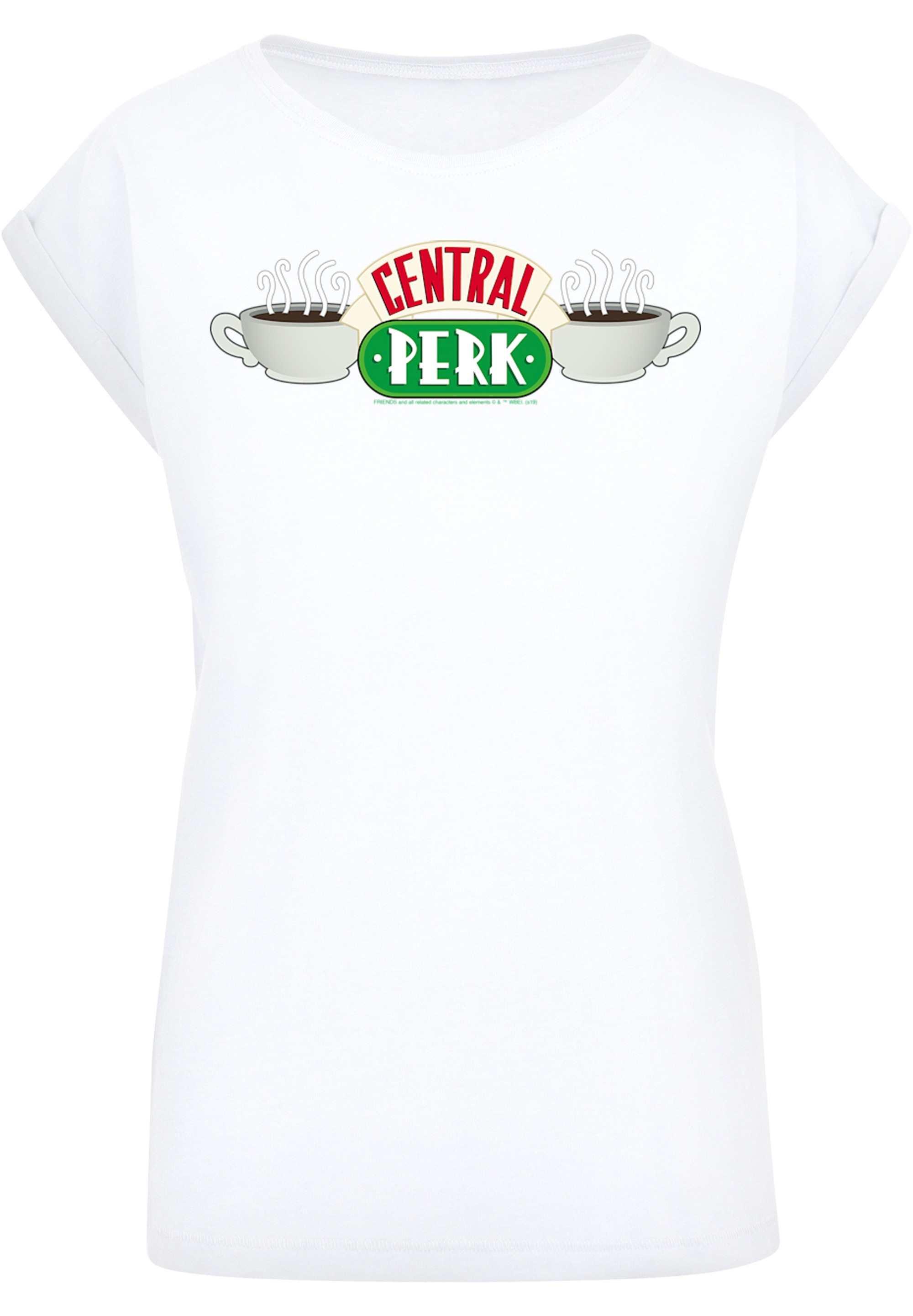 F4NT4STIC T-Shirt »'FRIENDS TV Serie Central Perk BLK'«, Print