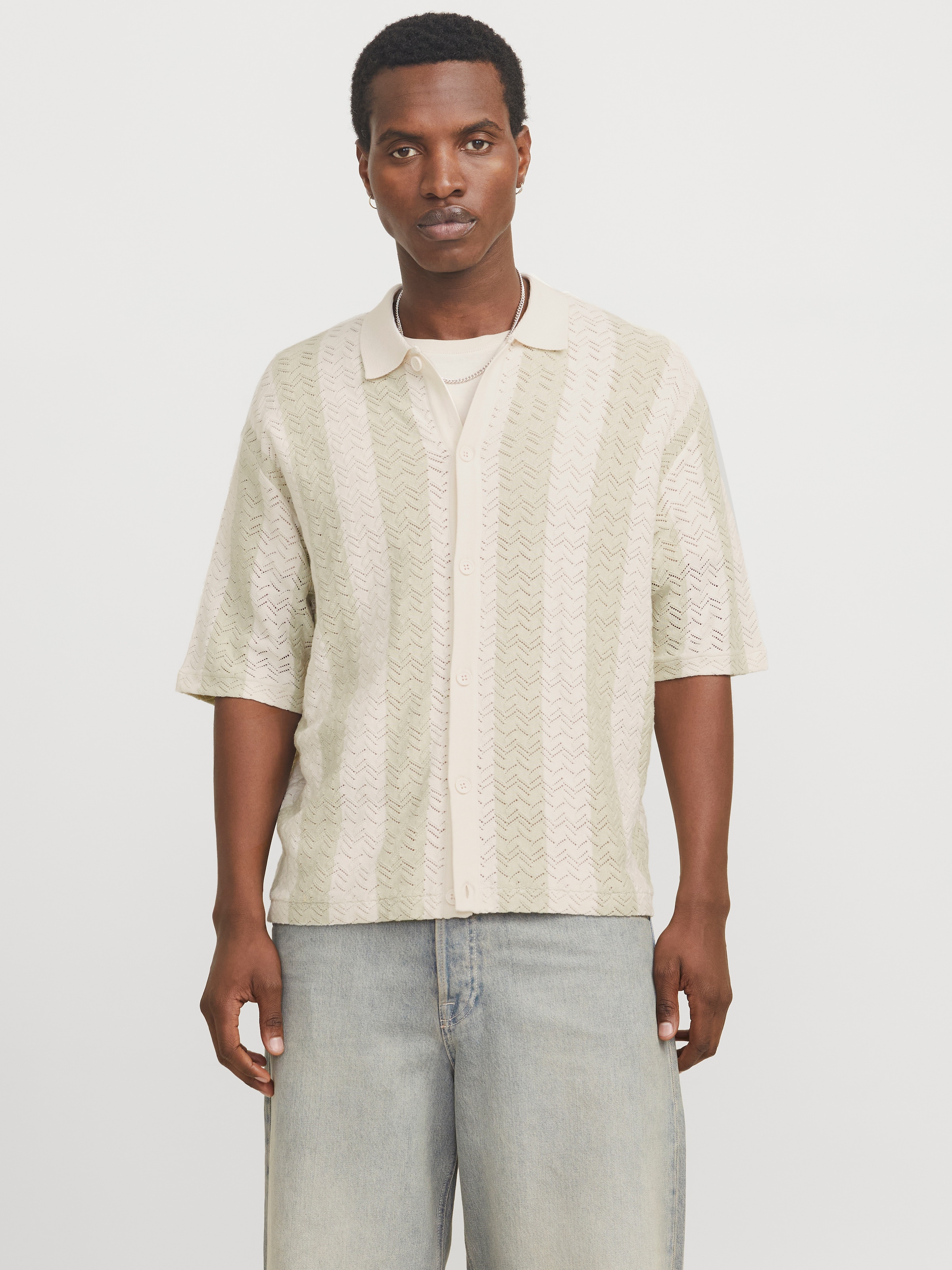 Jack & Jones Polokragenpullover »JORTYLER KNIT SS POLO SN«