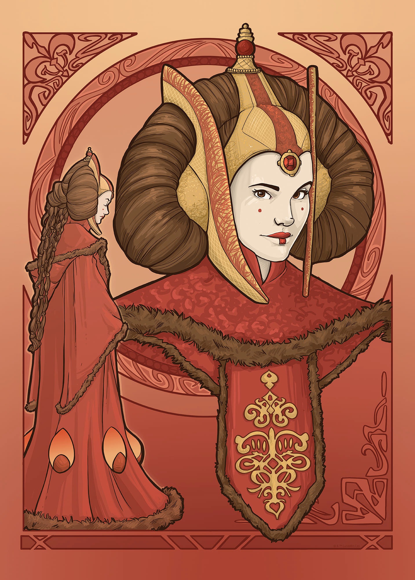 Komar Paveikslas »Star Wars Queen Padmé Amid...