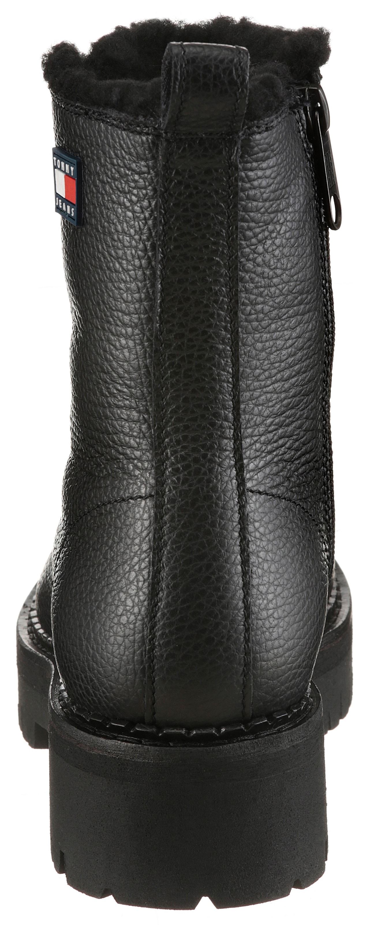 Tommy Jeans Winterboots »TJW URBAN LACEUP BOOT WL«  , Blockabsatz, Schnürboots, Stiefelette mit praktischer Anziehlasche