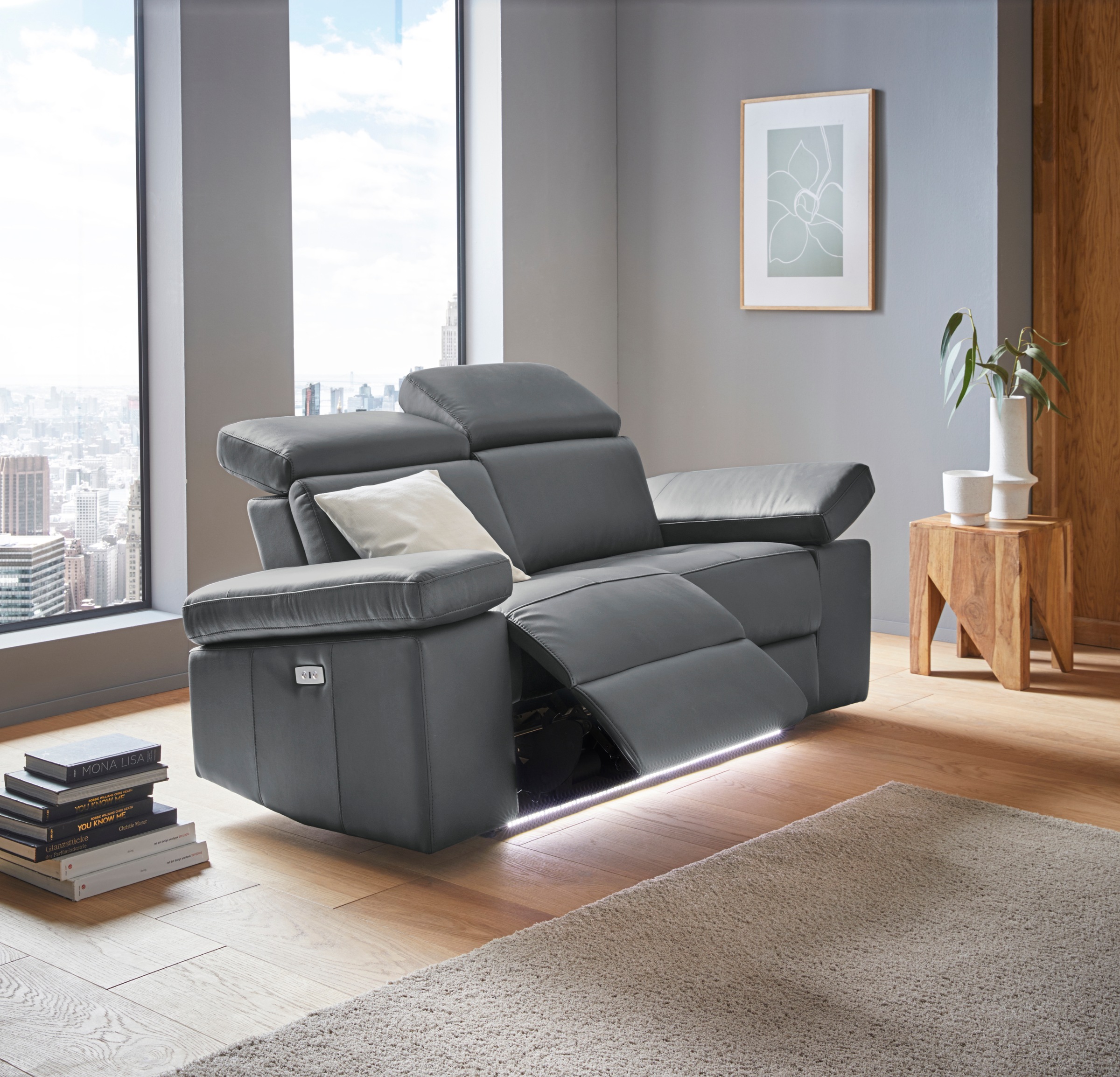 Home affaire 2-Sitzer "Kilado" mit Relaxfunktion, verstellbarer Armlehne, K günstig online kaufen