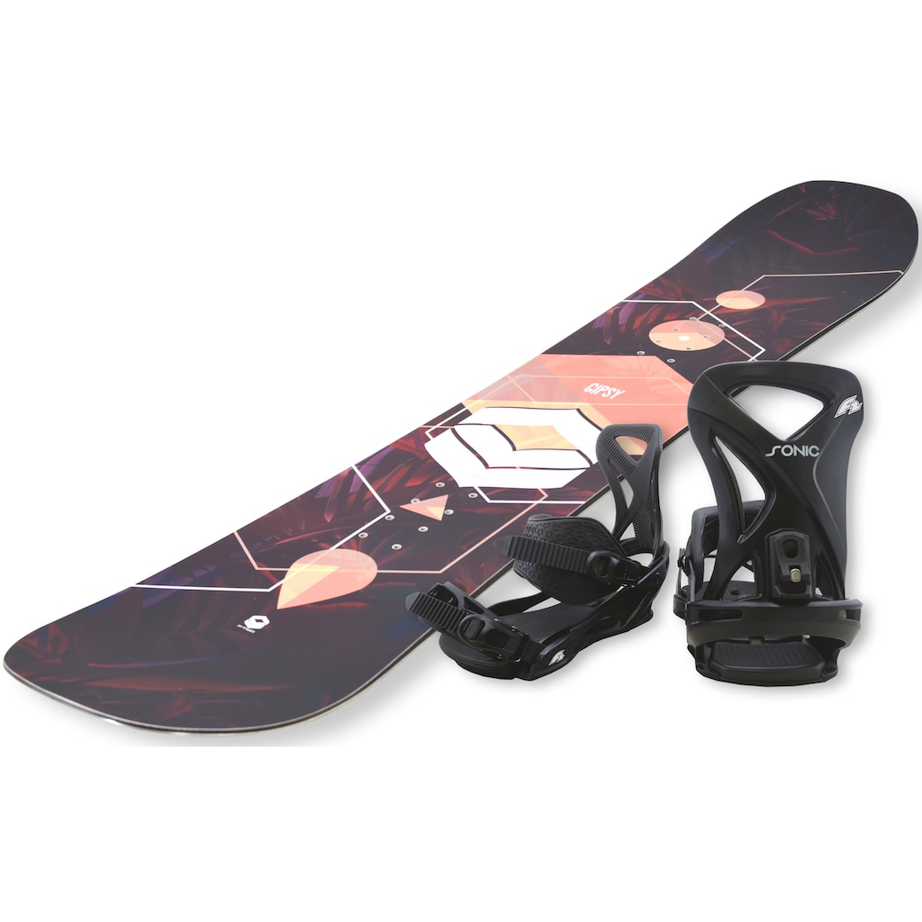 F2 Snowboard »FTWO Gipsy woman peach«, (Set, 2er-Pack)