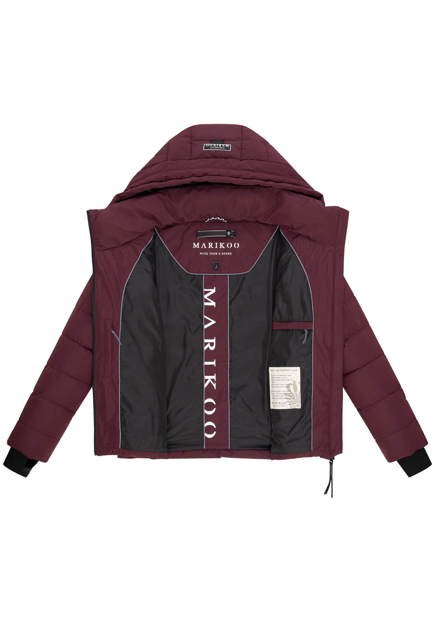 Marikoo Winterjacke »Samuiaa XVI«, mit Kapuze