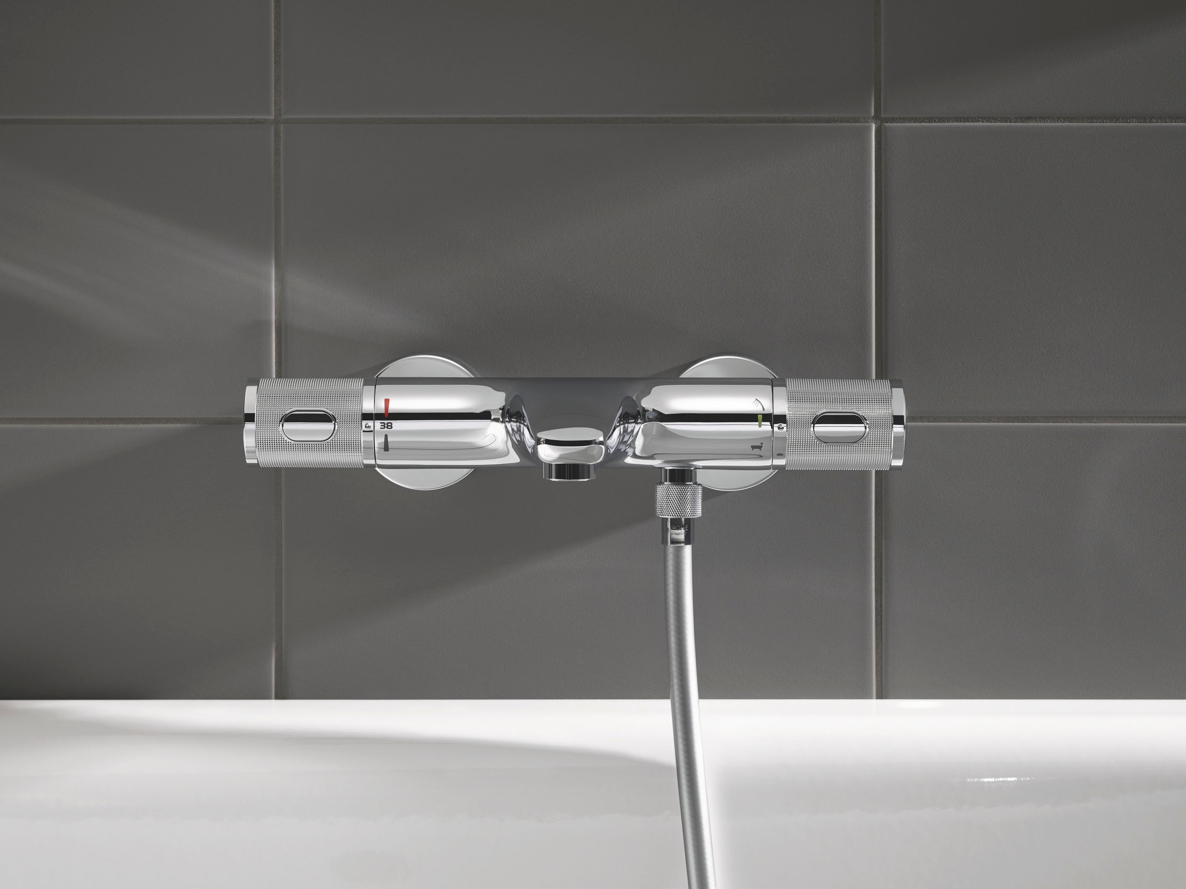 Grohe Duschsystem »Precision Feel«, (Packung), mit langlebieger und scheinender Oberfläche