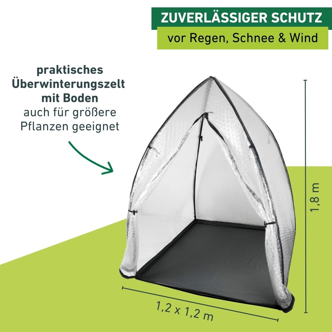 Windhager Winterschutzvlies »Yukon, Winterschutzzelt für Pflanzen« 1 Stk. tlg. Winterquartier für Garten, Balkon, Terrasse 1,8 m hoch