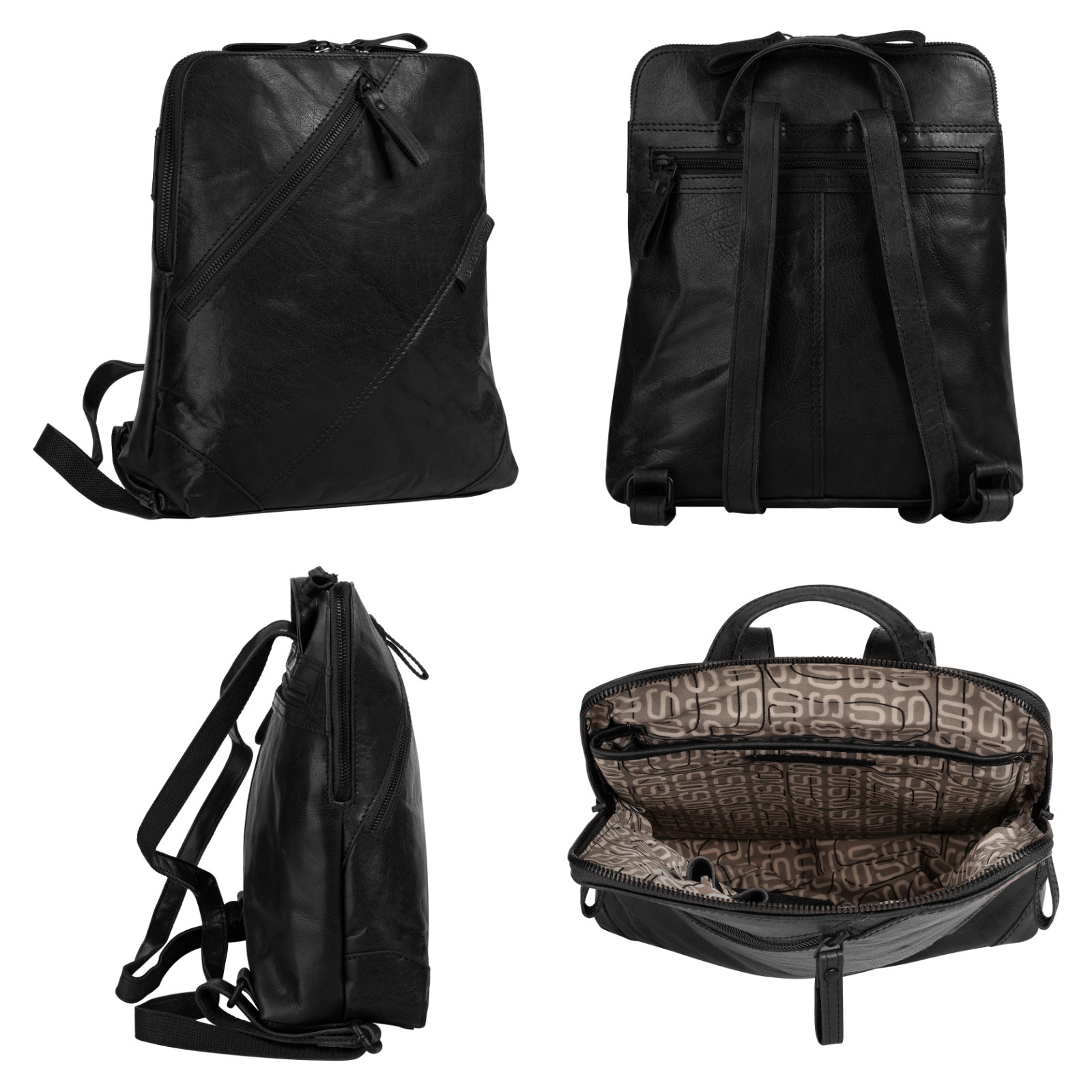 Spikes & Sparrow Cityrucksack, echt Leder