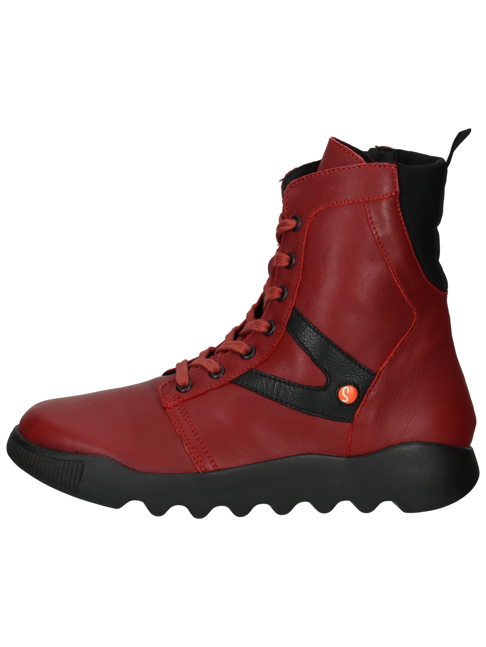 softinos Schnürstiefelette »softinos Stiefelette Leder/Textil«