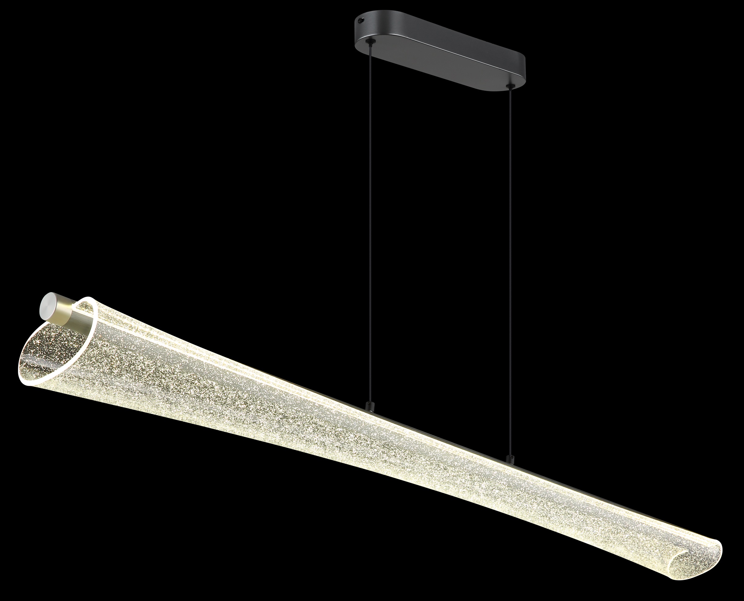 GLOBO LIGHTING Hängeleuchte »MALINDA« LED-Modul 1 Stk. Hängeleuchte anthrazit matt mit Acryl klar, dimmbar