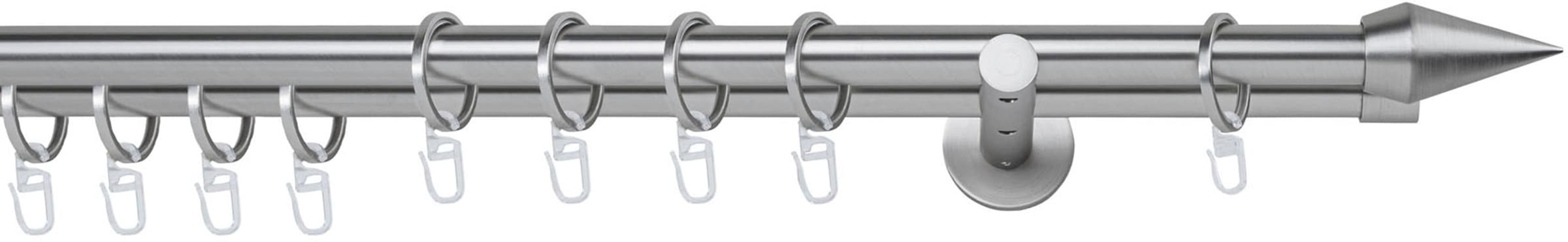 mydeco Gardinenstange »20mm Point Wandträger 14 cm«, 2 läufig-läufig, Fixmaß