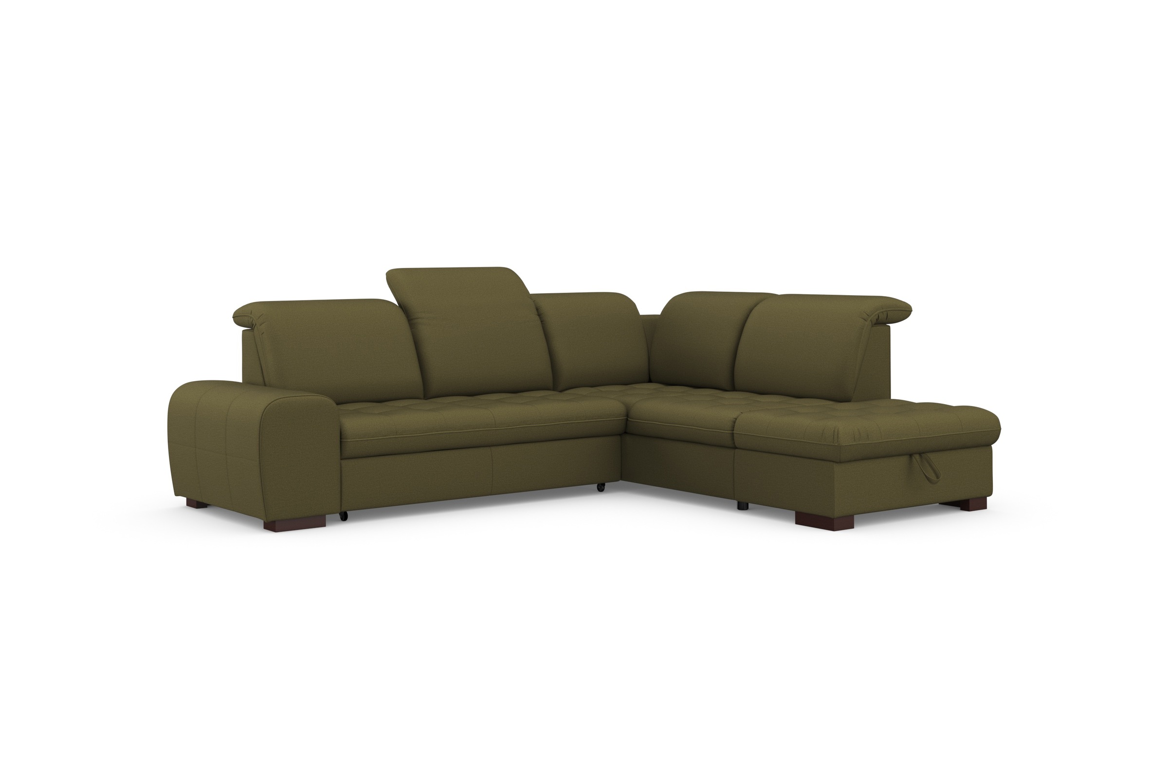 sit&more Ecksofa »Luxor L-Form«, wahlweise mit Bettfunktion, Stauraum und Kopfteilverstellung
