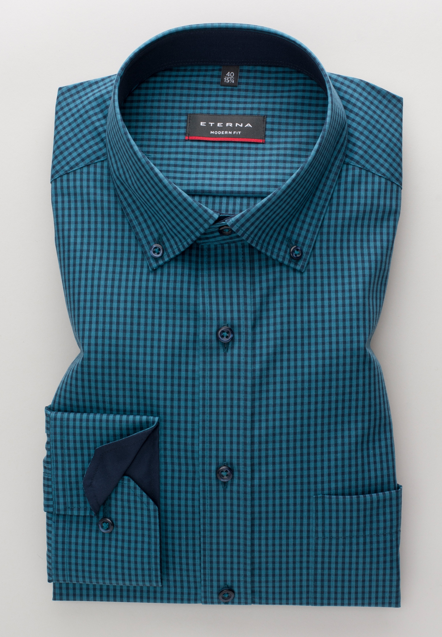 Eterna Langarmhemd »MODERN FIT«, NON IRON (bügelfrei)