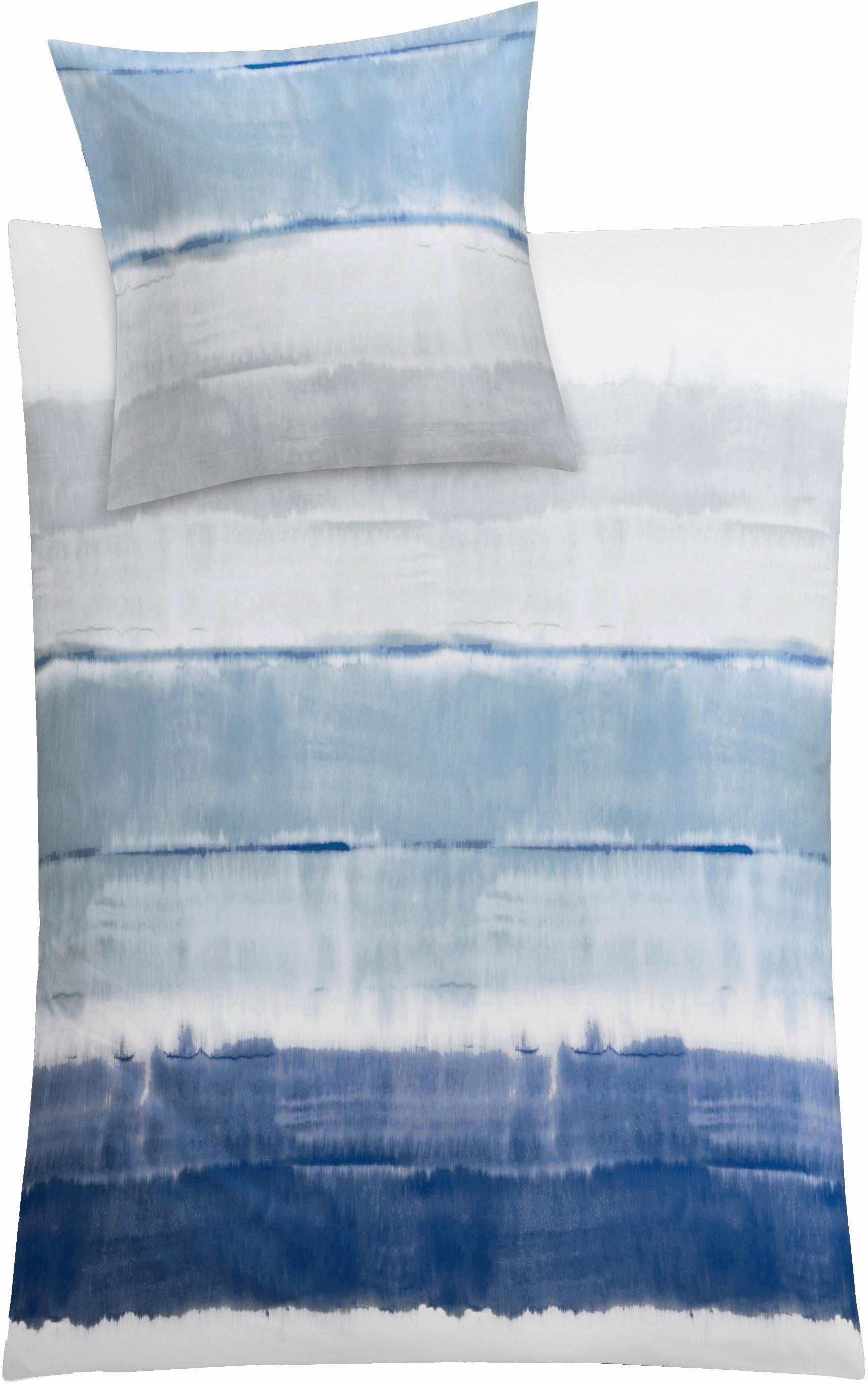 Kleine Wolke Bettwäsche "Long Beach" 2 Stk. mit breiten Streifen günstig online kaufen