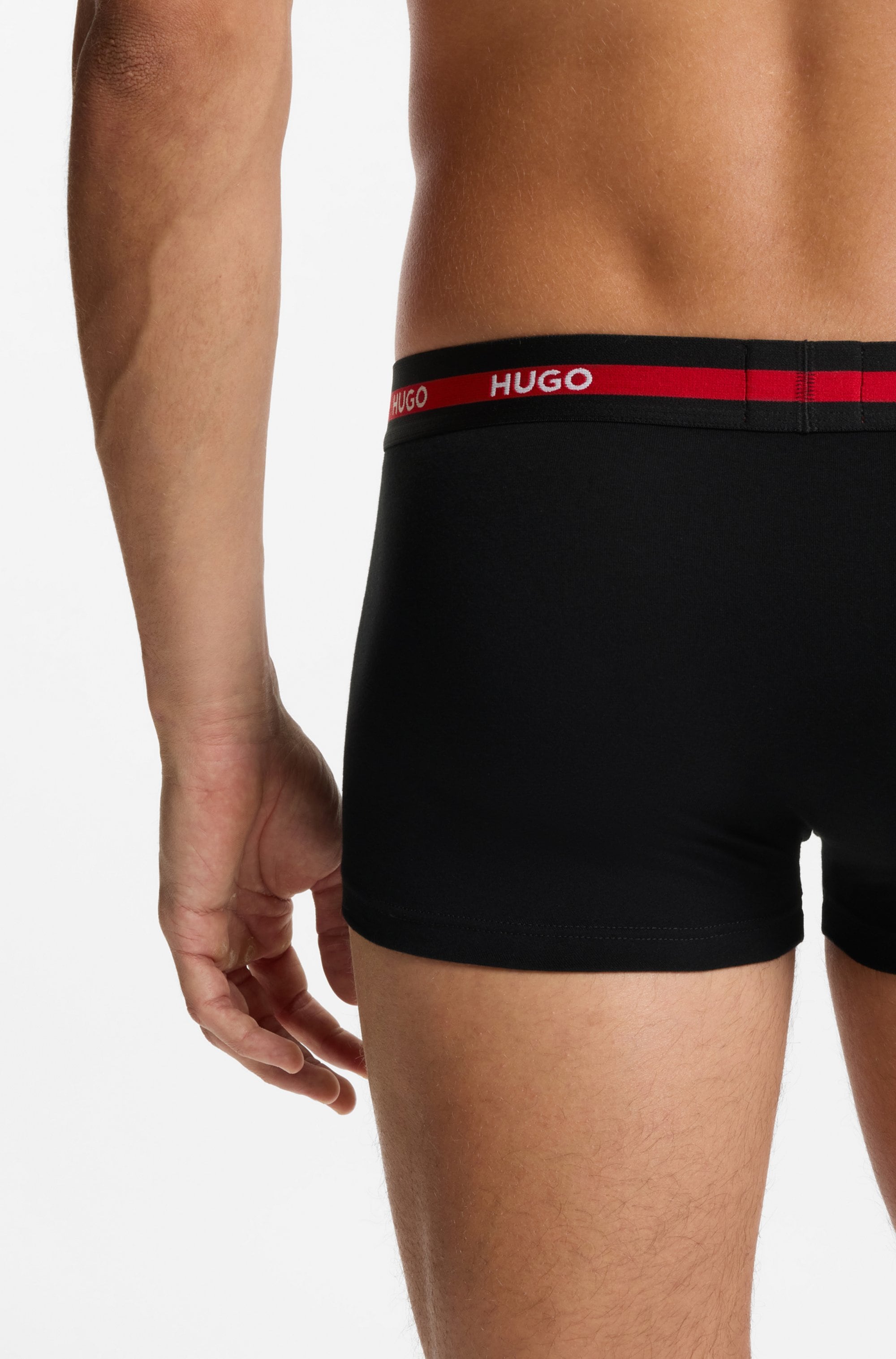 HUGO Underwear Trunk »TRIPLET« Packung, Im Dreierpack, 3 Stk. tlg., mit Logoschriftzug