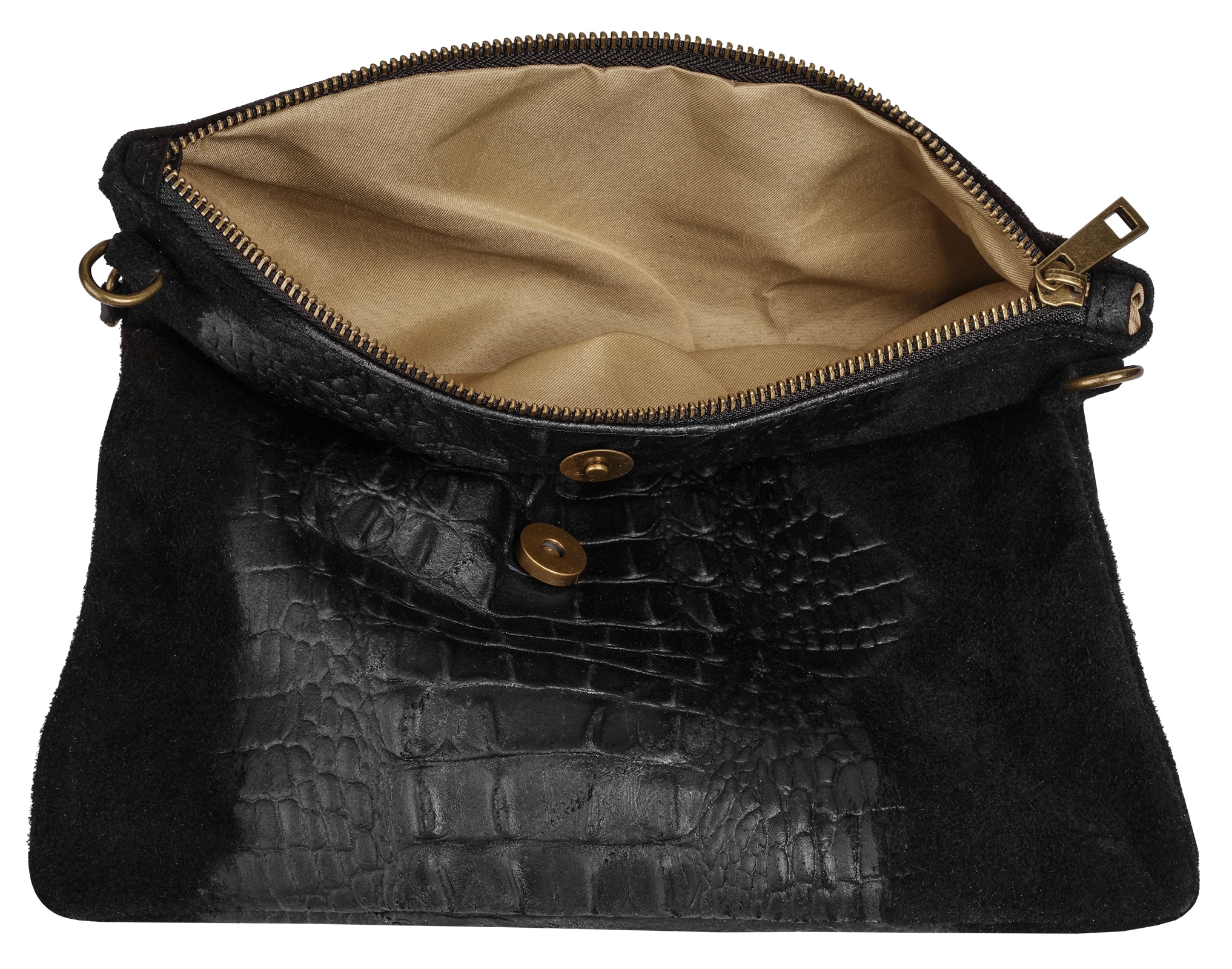 Samantha Look Abendtasche, echt Leder, Made in Italy