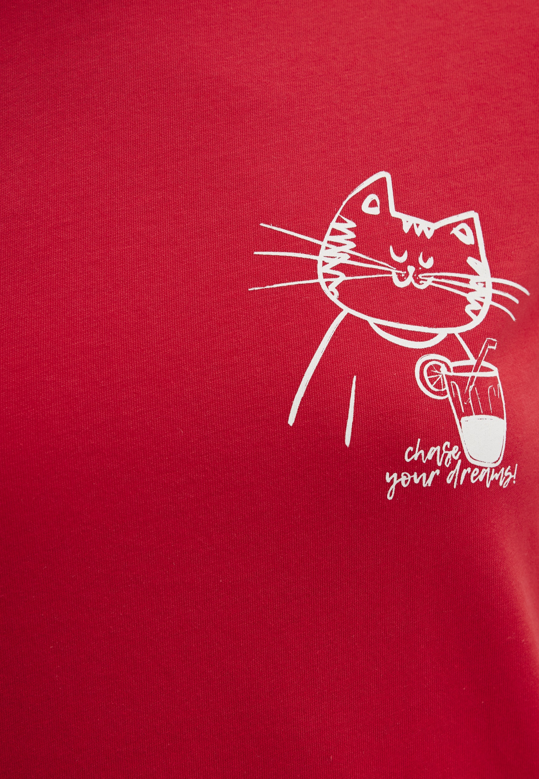 Mavi T-Shirt »CAT PRINTED GRAPHIC T-SHIRT« Katzen T-Shirt