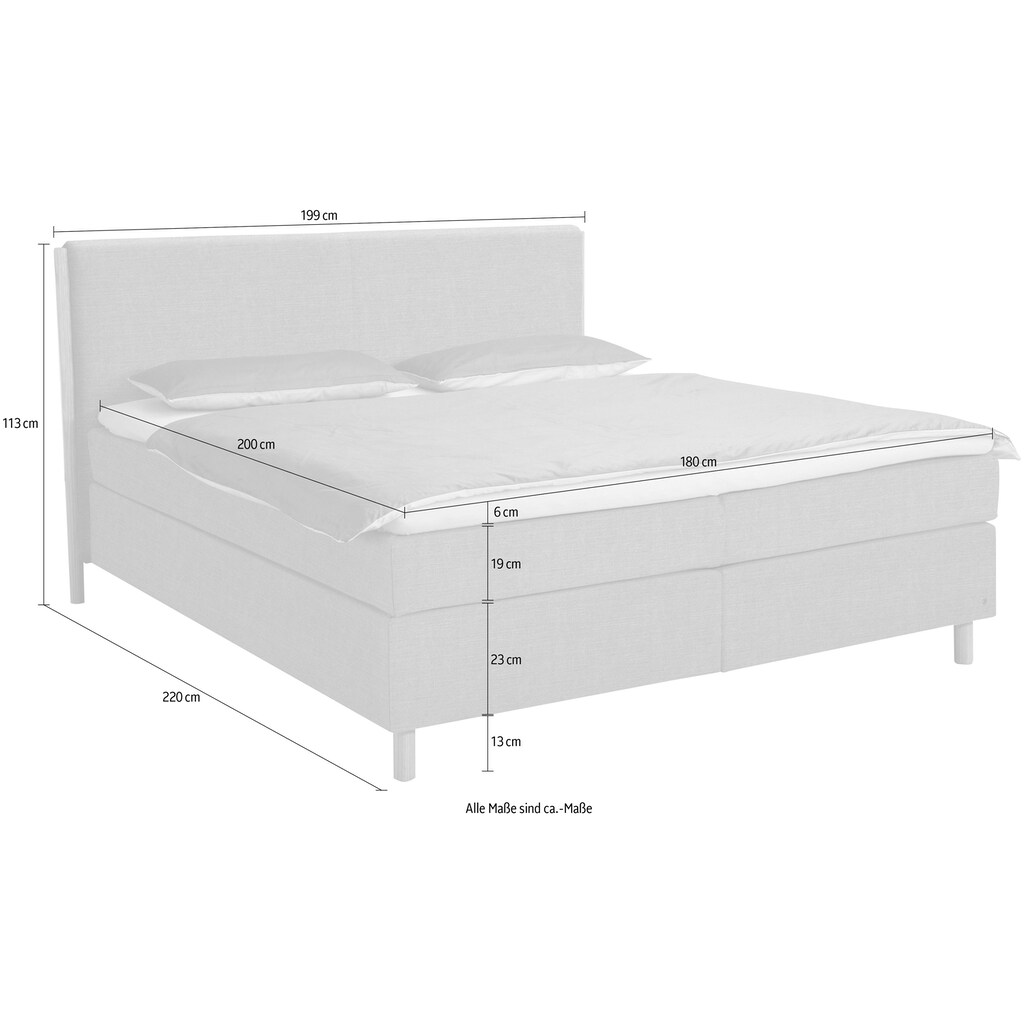 TOM TAILOR HOME Boxspringbett »CALIFORNIA BOX«