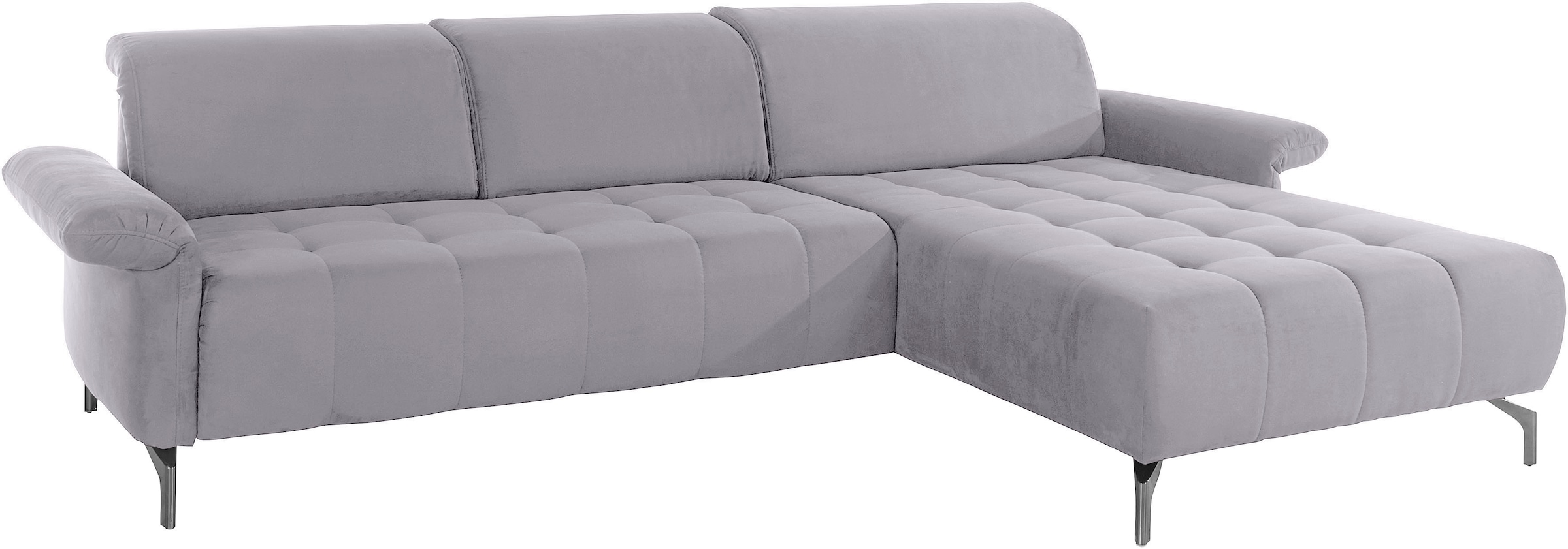 Home affaire Ecksofa »Fresh L-Form« Federkern, wahlweise Kopfteilverstellung und motorischer Vorziehsitz