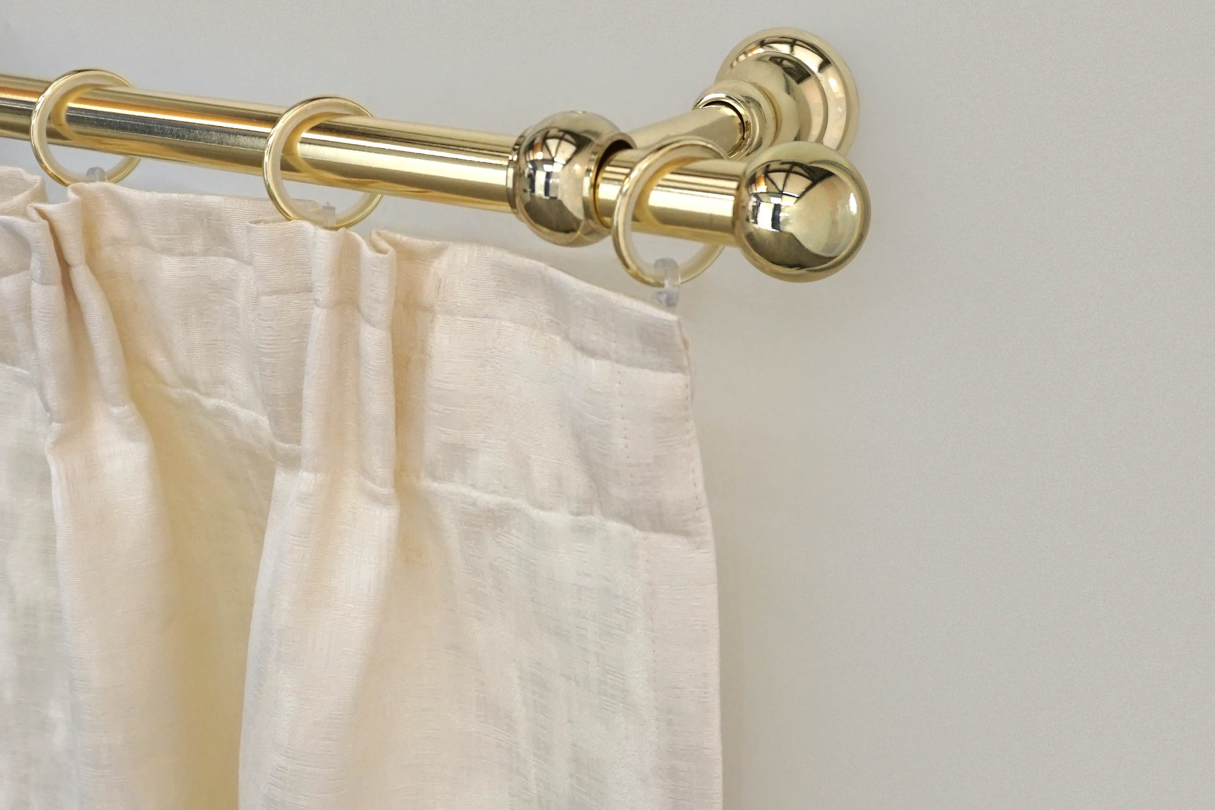 GARESA Gardinenstange "ANDREA" Ø 20 mm 1 läufig-läufig Wunschmaßlänge Vorha günstig online kaufen