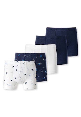 Boxershorts »"Original Classics"«, (5er-Pack), mit Raumschiffen und uni