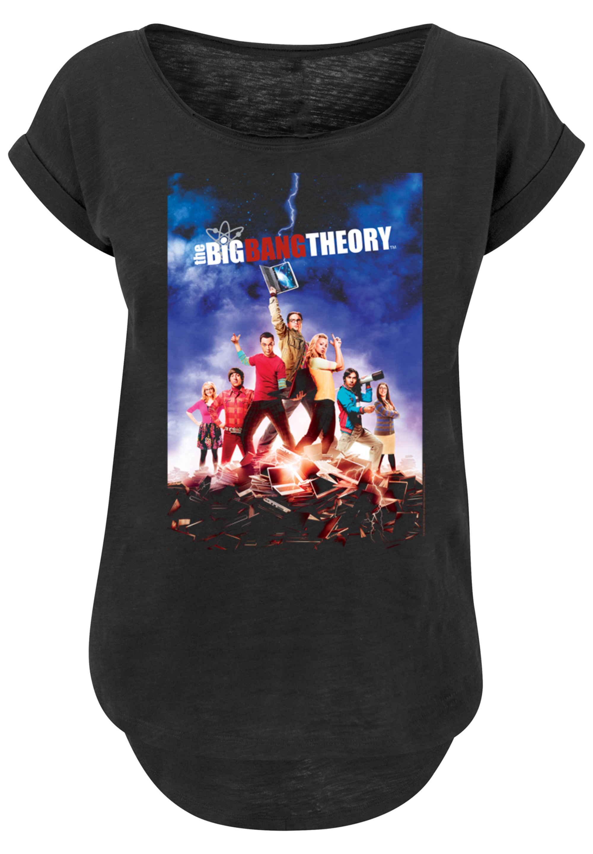 F4NT4STIC T-Shirt "DC Comics Wonder Diana 80s Triangle", Damen,Premium Merc günstig online kaufen