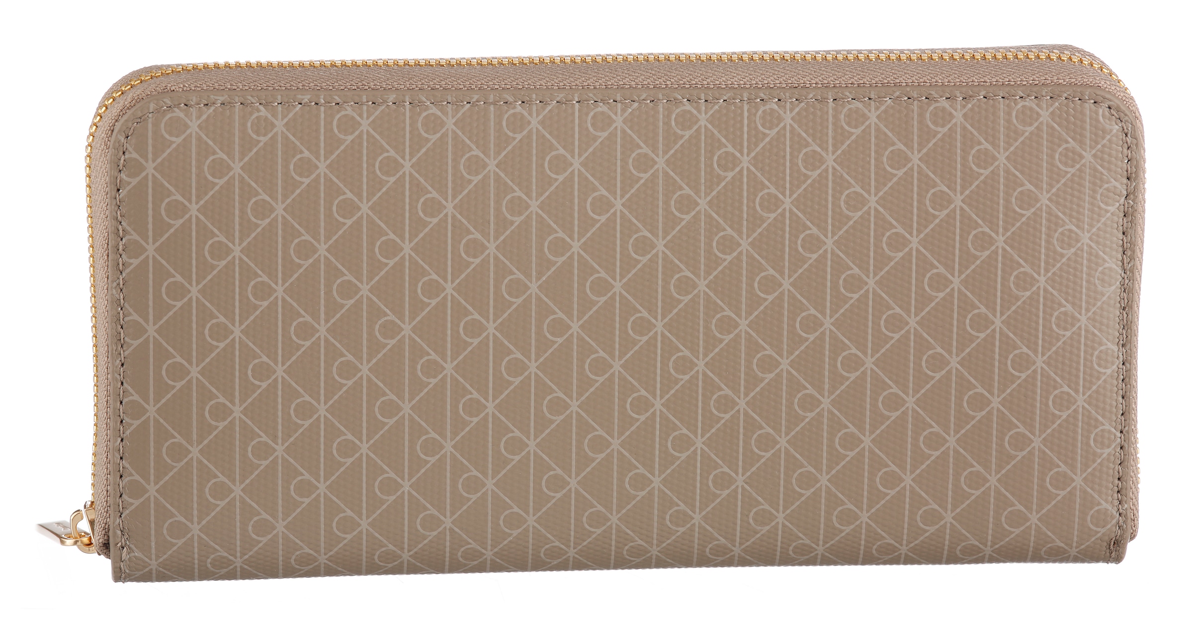 Calvin Klein Geldbörse »EMBLEM AOP LONG ZIP AROUND« Geldbeutel, Portemonnaie, Money Pocket