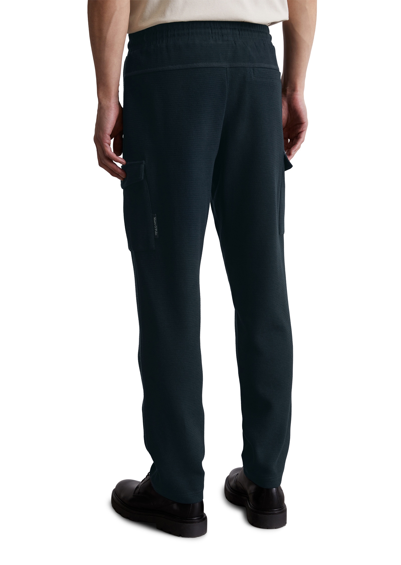 Marc O'Polo Jerseyhose »aus Bio-Baumwolle mit Struktur«