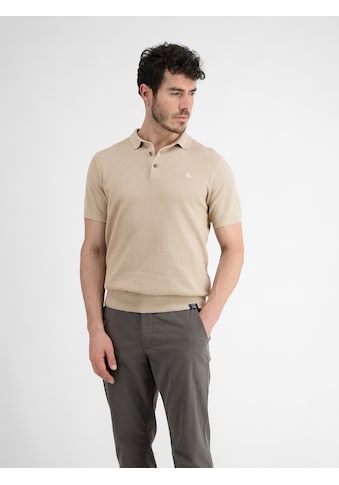 Poloshirt »LERROS Leichtes Strickpoloshirt für Herren«