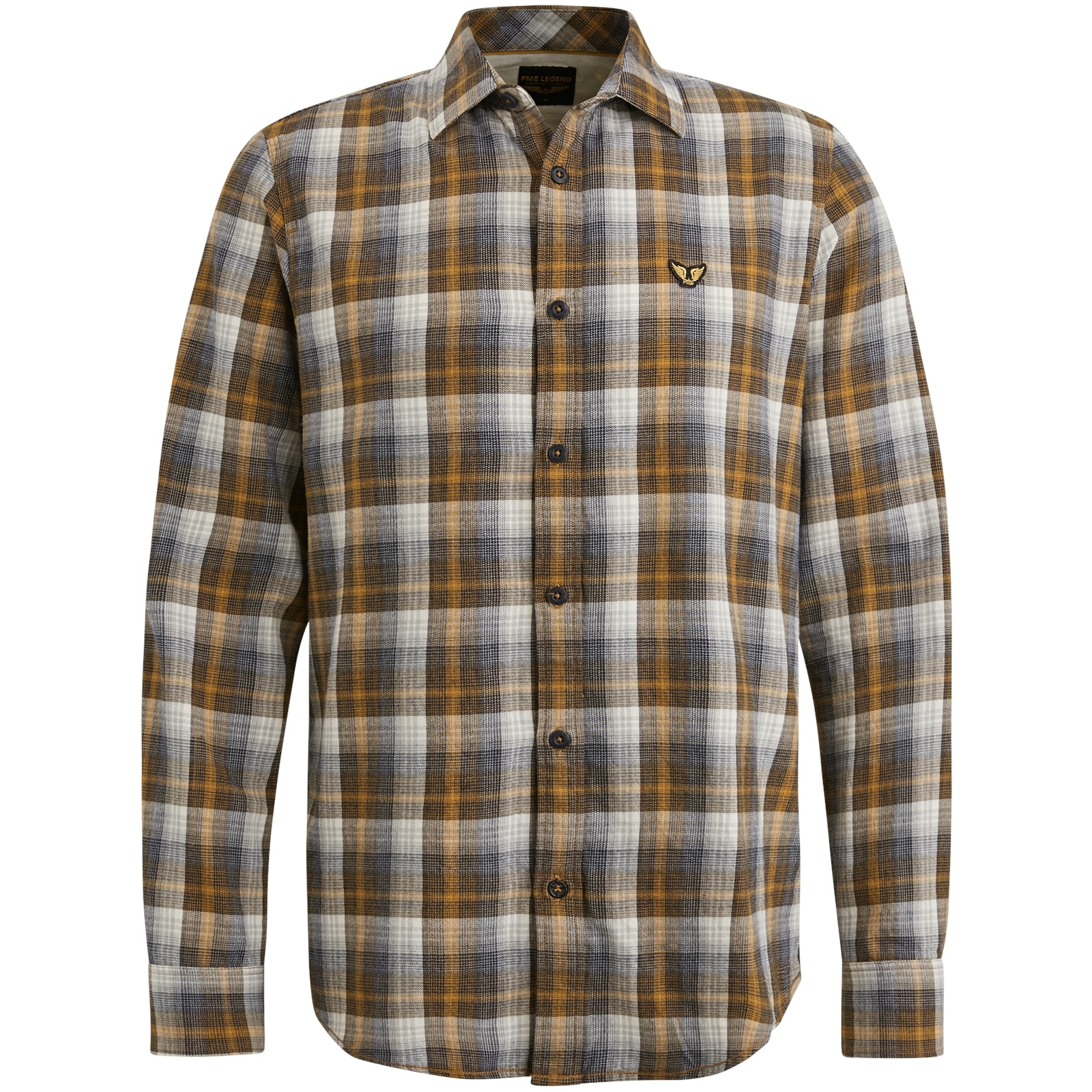 PME LEGEND Karohemd »Long Sleeve Shirt Twill Yarndyed Check«, mit Karomuster