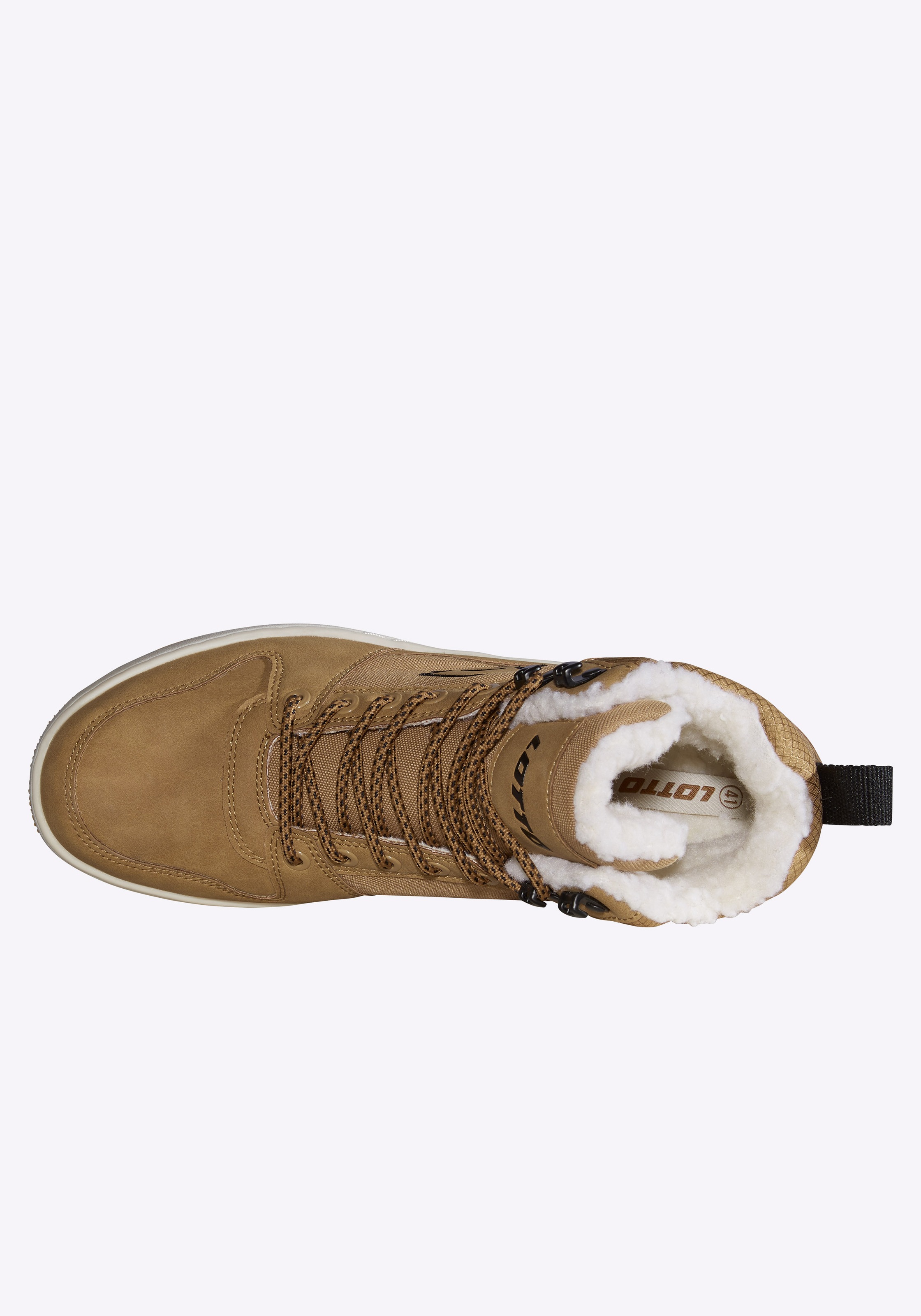Lotto Prehna Fur Sneaker Wheat-Black 46 3