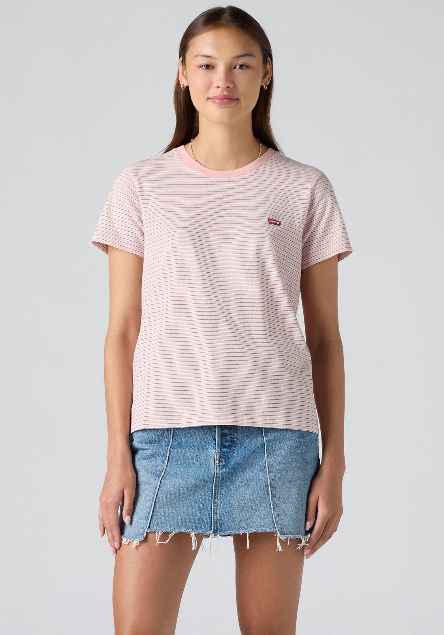 Levis T-Shirt "The perfect Tee", mit kleiner Logo-Stickerei günstig online kaufen