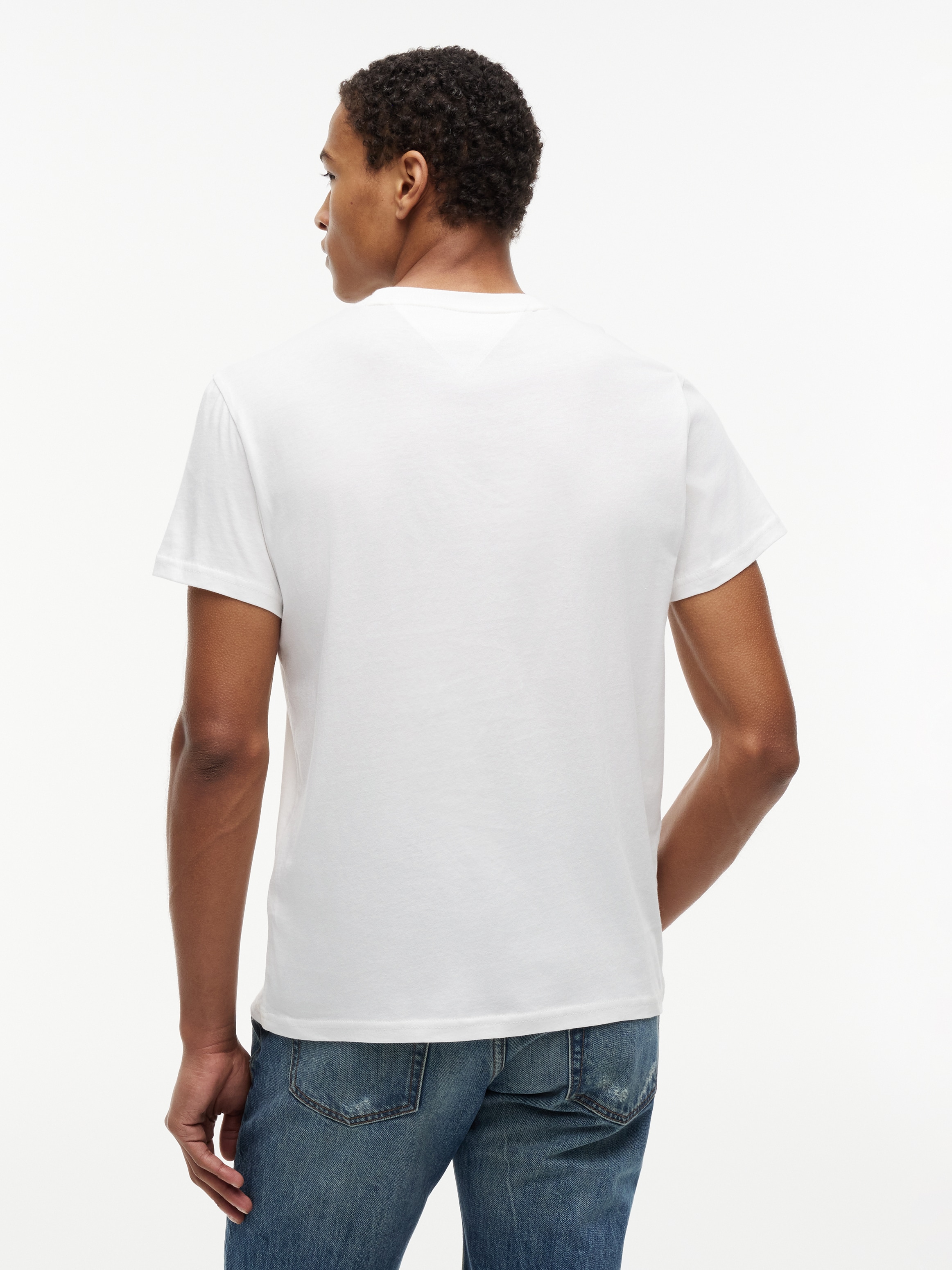 Tommy Jeans T-Shirt »TJM SLIM 2PACK ESS FLAG TEE« 2