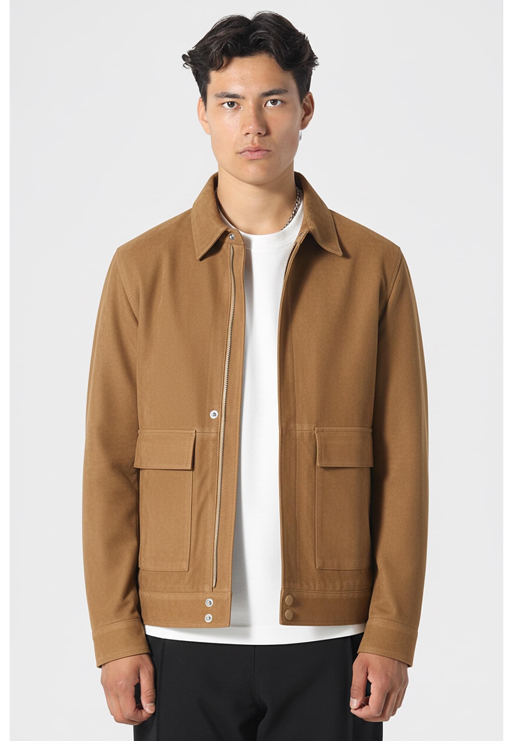 Thumbnail - Pas De Monaco Lederjacke "Pas De Monaco SWADE JACKET" 1 Stk. tlg. ohne Kapuze