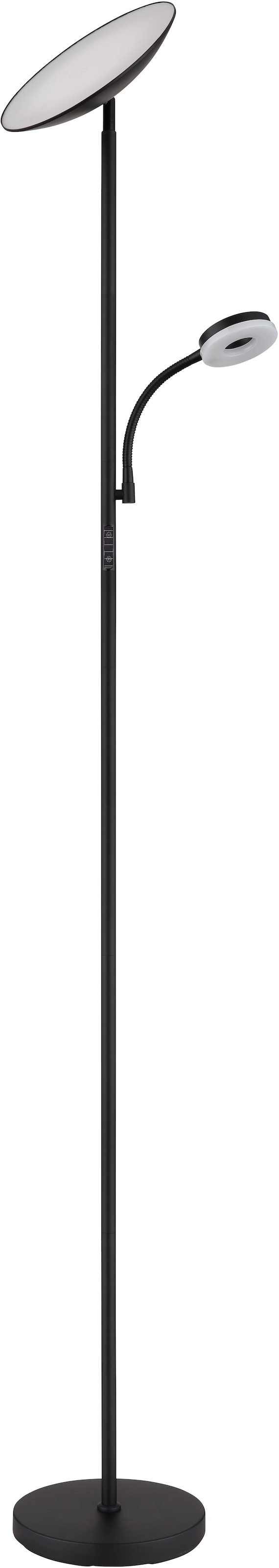 GLOBO LIGHTING LED Stehlampe »SKOPO«, Leuchtmittel LED-Modul | LED fest integriert, Stehleuchte/Wohnzimmer/Schlafzimmer/Flur