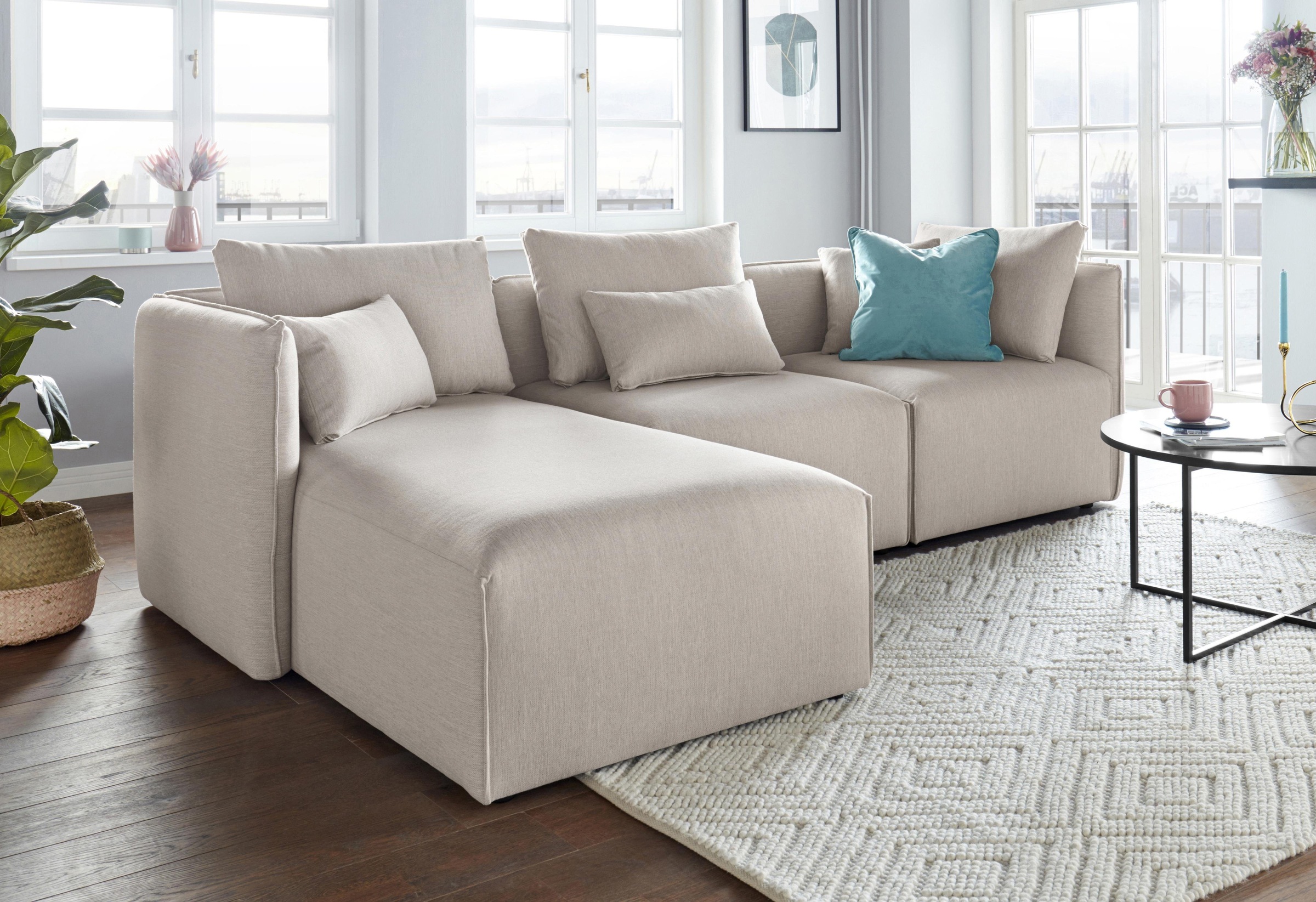 OTTO home Ecksofa "Nöre L-Form" 3 Teile, in vielen Bezugsqualitäten und Far günstig online kaufen