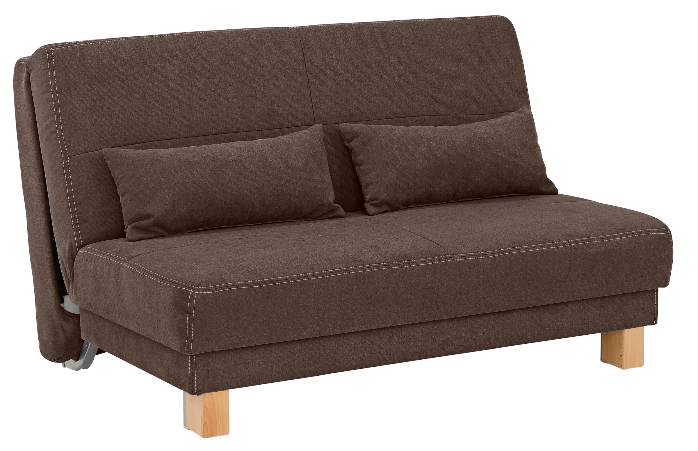 Home affaire Schlafsofa »Gina«, vom Sofa zum Bett mit einem Handgriff, in 4 Breiten, Nierenkissen