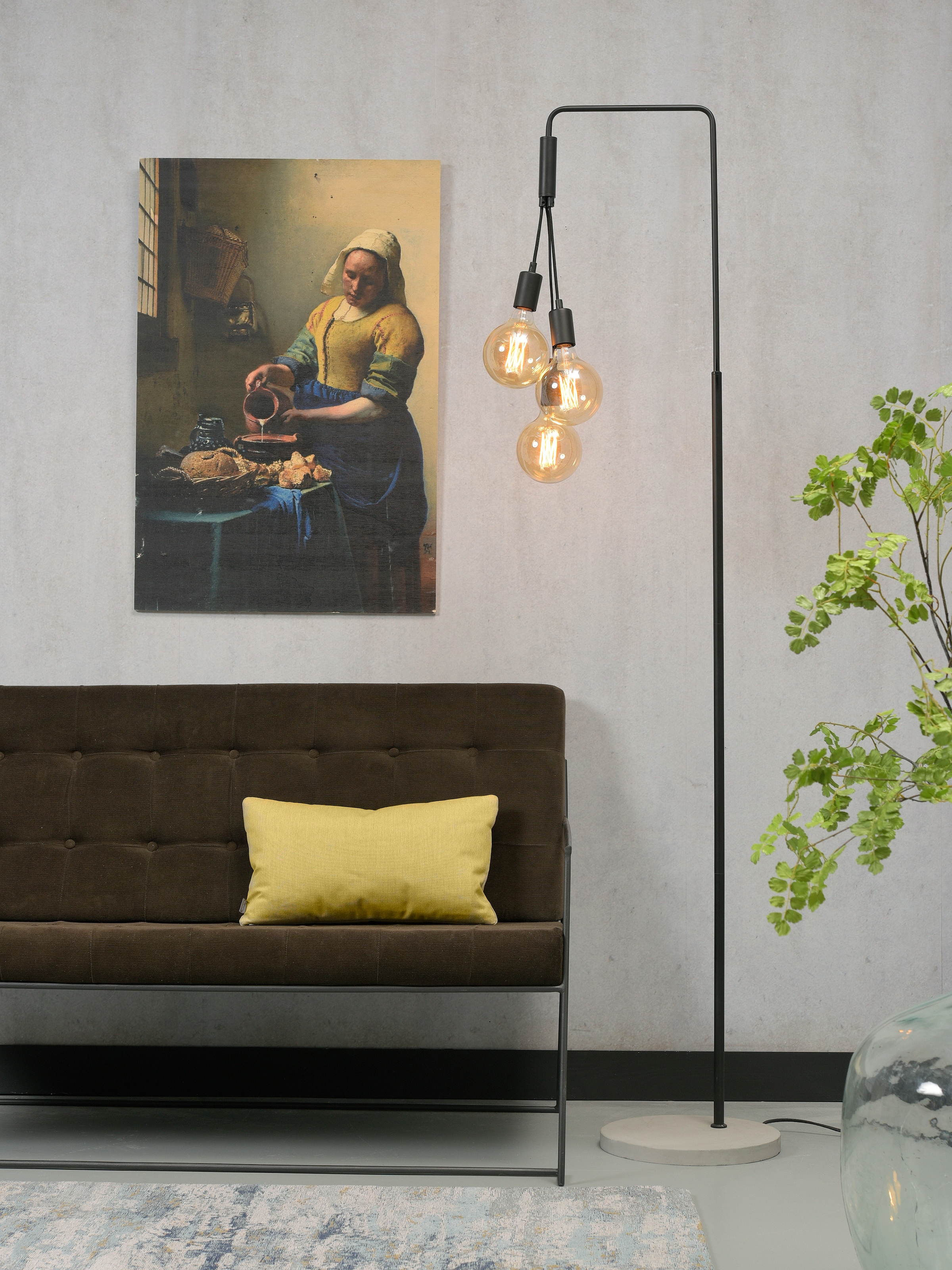 it's About RoMi Stehlampe »Oslo«, 3 flammig, Leuchtmittel E27 | ohne Leuchtmittel