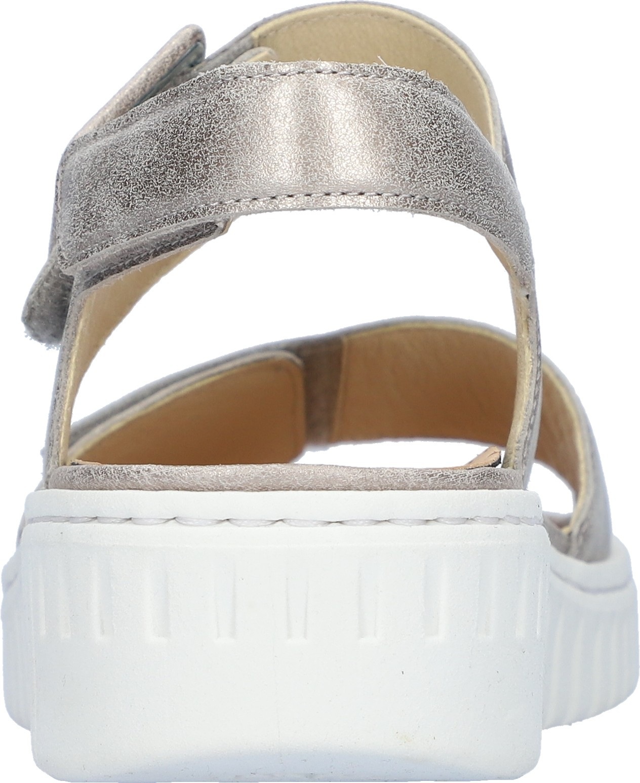 Waldläufer Plateausandale »H-WILLOW«, Sommerschuh, Klettschuh, Bequemschuh mit Korkfußbett, H-Weite