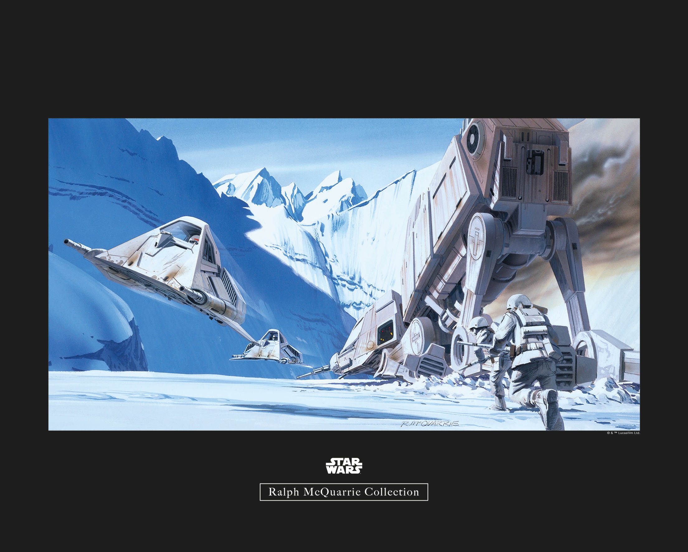 Komar Poster »Star Wars Classic RMQ Hoth Bat...