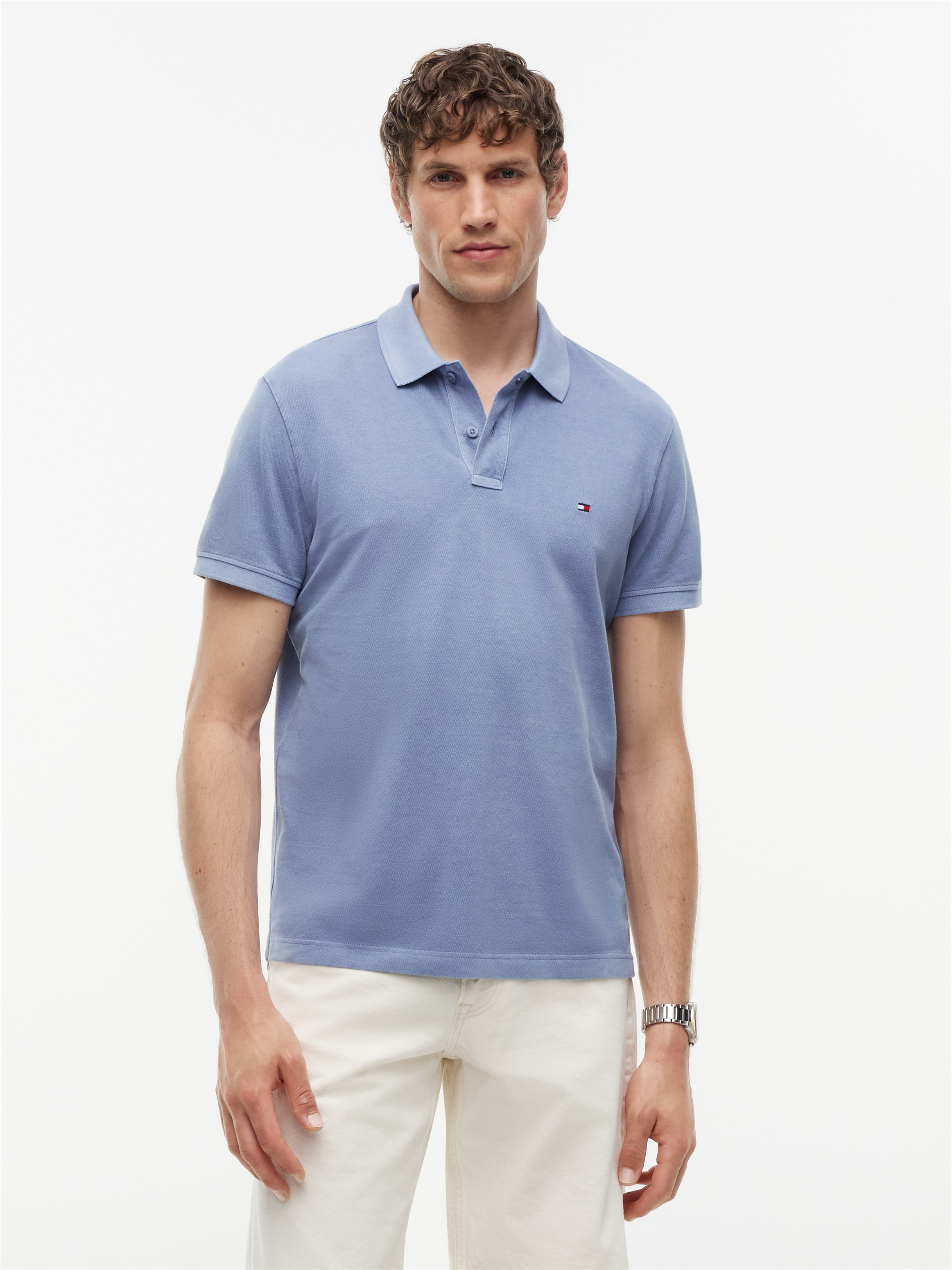 Tommy Hilfiger Poloshirt "GARMENT DYE REG POLO" leicht gewaschene Optik