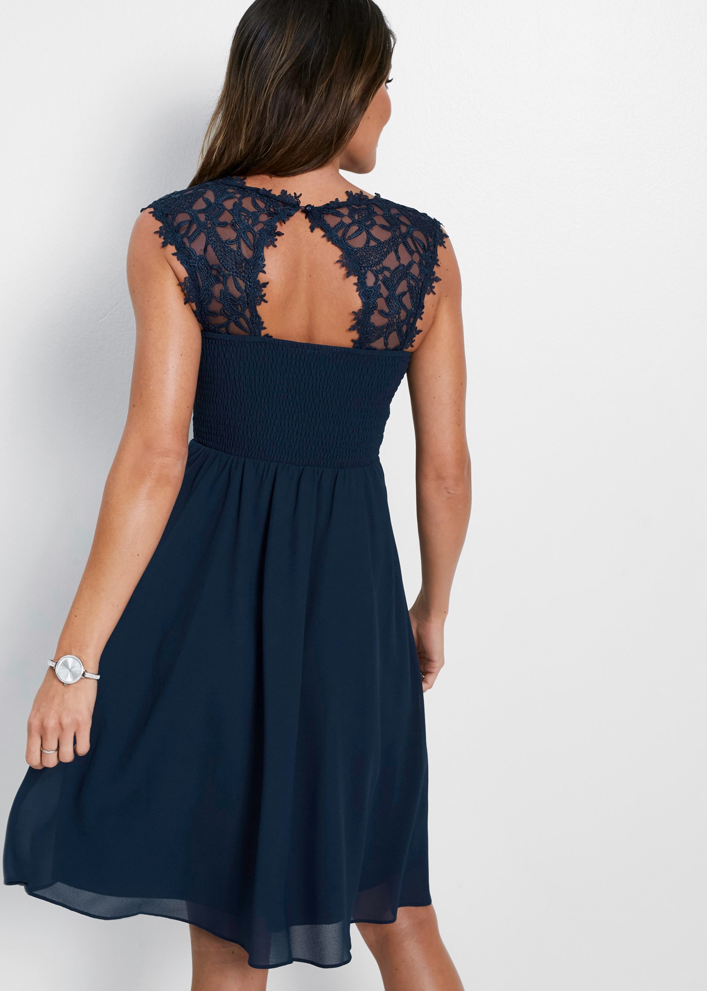 bonprix Minikleid "Minikleid mit Spitze" 1 tlg. für besondere Anlässe, aus günstig online kaufen